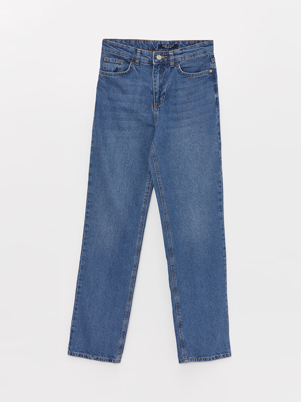 İndigo Straight Fit Kadın Jean Pantolon-5