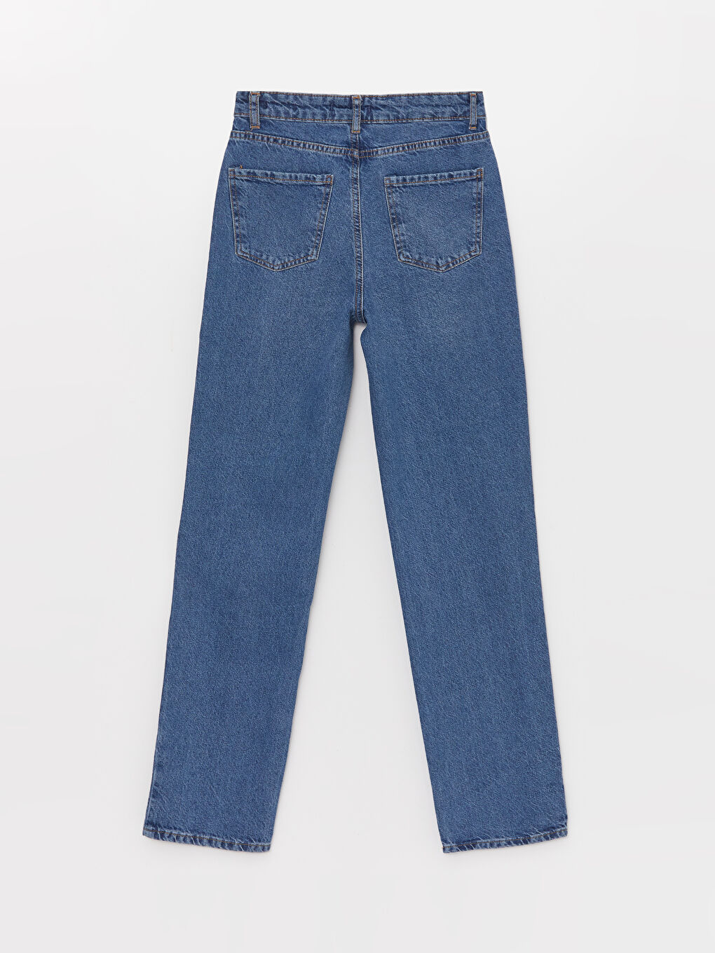 İndigo Straight Fit Kadın Jean Pantolon-6