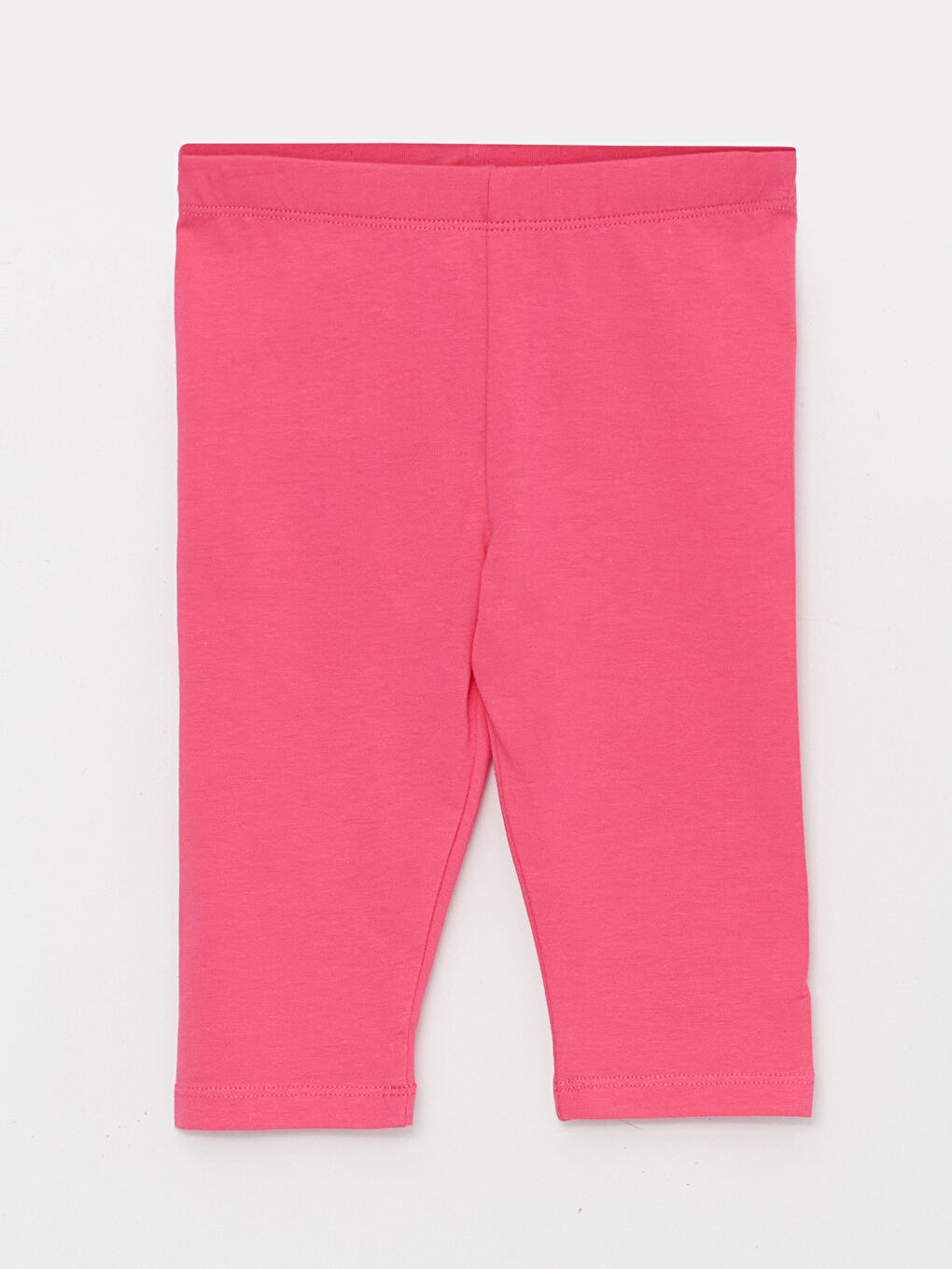 Basic Elastic Waist Girl 3/4 Length Leggings 2 Pieces-1