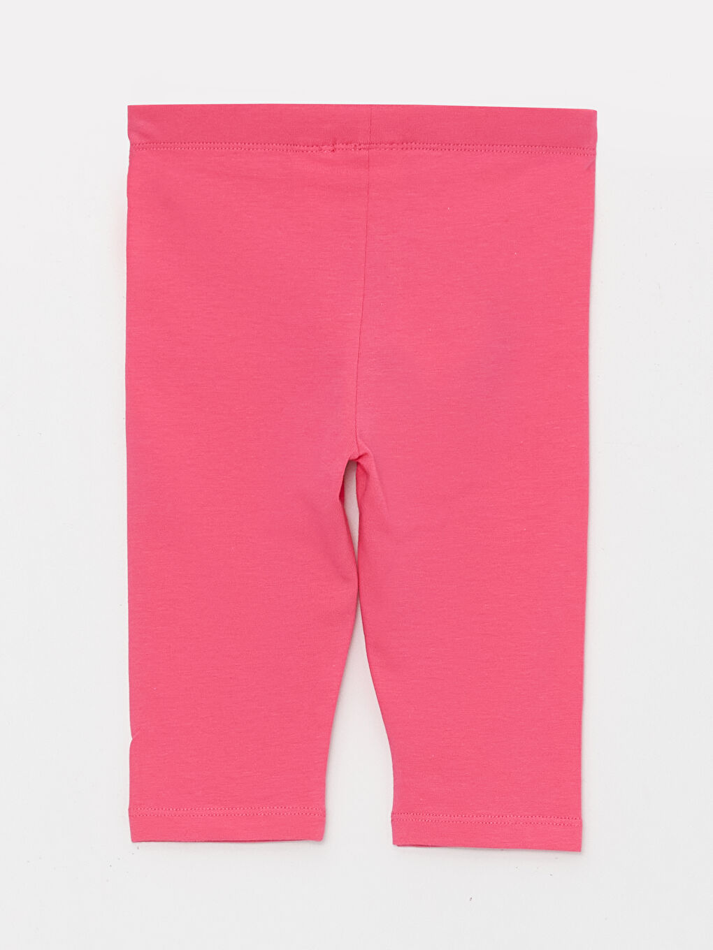 Basic Elastic Waist Girl 3/4 Length Leggings 2 Pieces-2