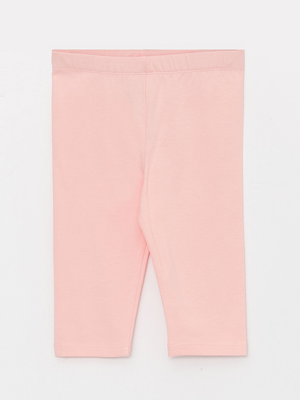 Basic Elastic Waist Girl 3/4 Length Leggings 2 Pieces-3