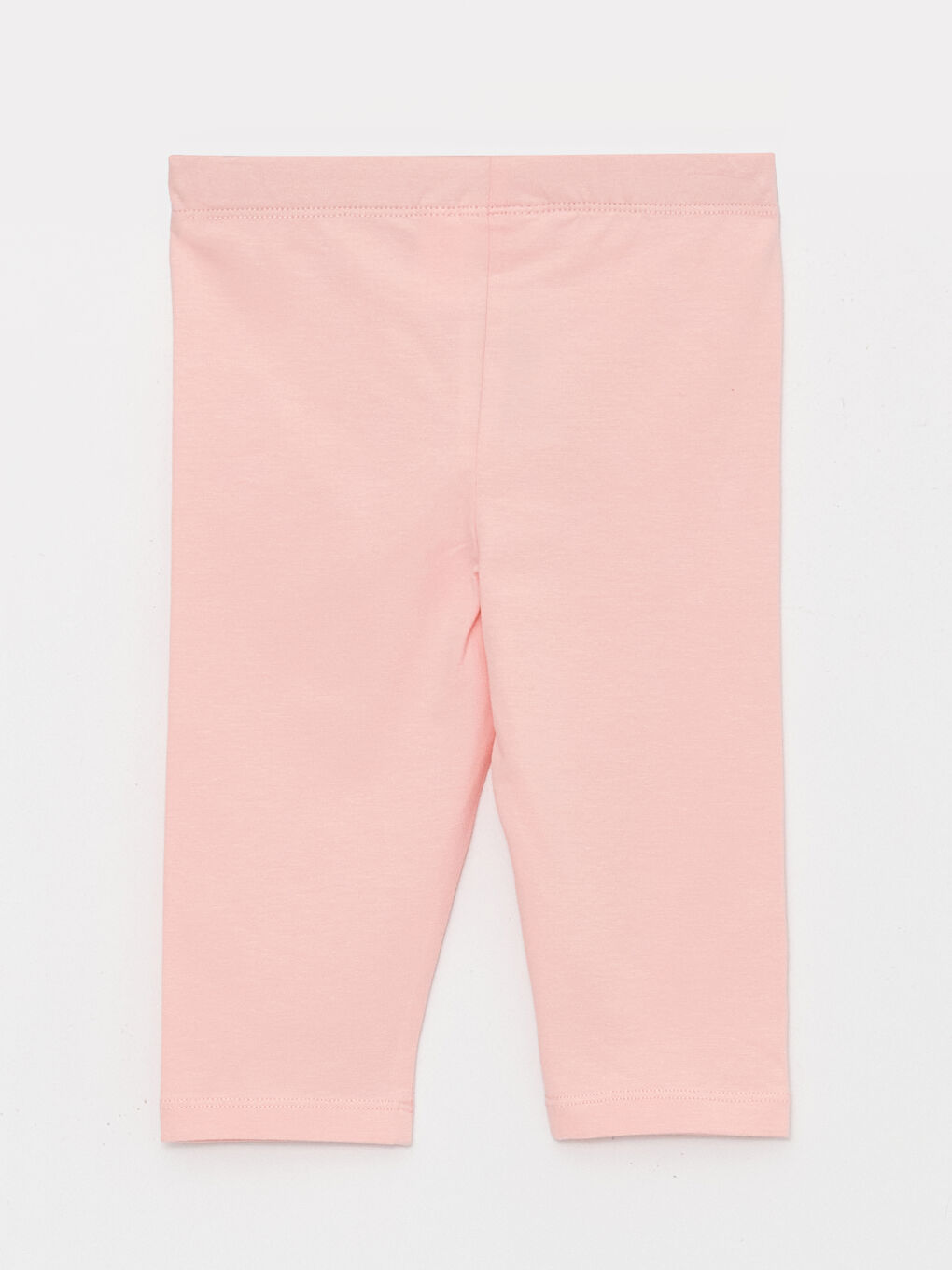 Basic Elastic Waist Girl 3/4 Length Leggings 2 Pieces-4