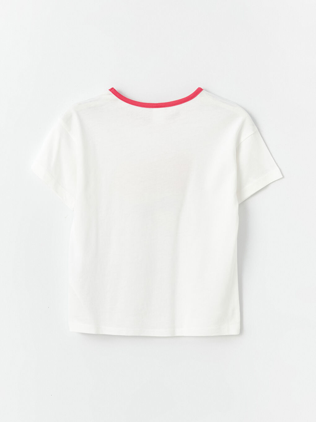 Crew Neck Short Sleeve Printed Baby Girls' T-Shirt-2