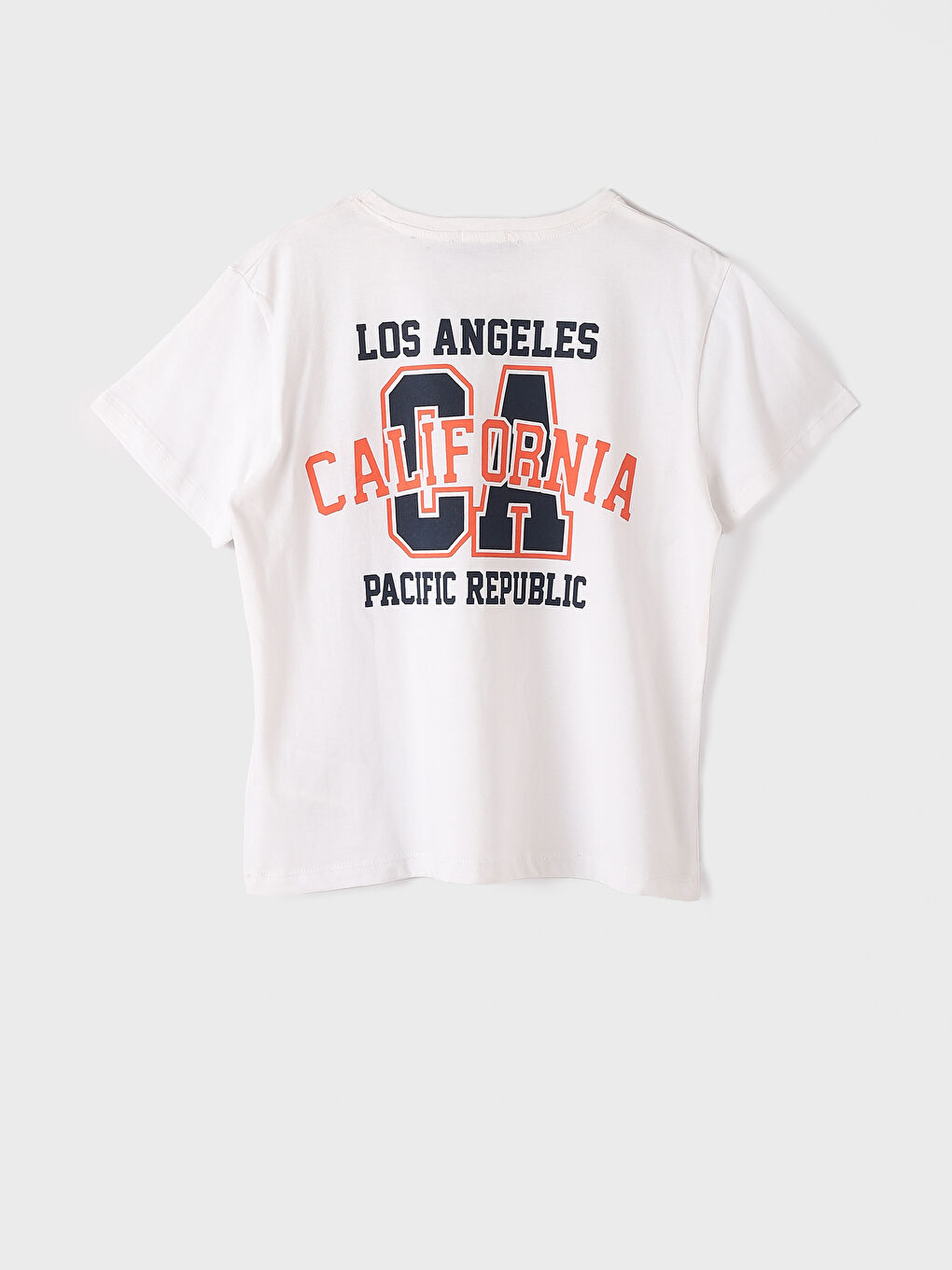 Crew Neck Printed Short Sleeve Women's T-Shirt-2