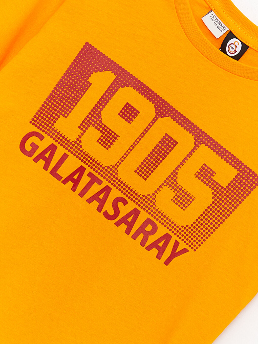 LCW Kids Sari Bisiklet Yaka Galatasaray Baskılı Kısa Kollu Erkek Çocuk Tişört - 2