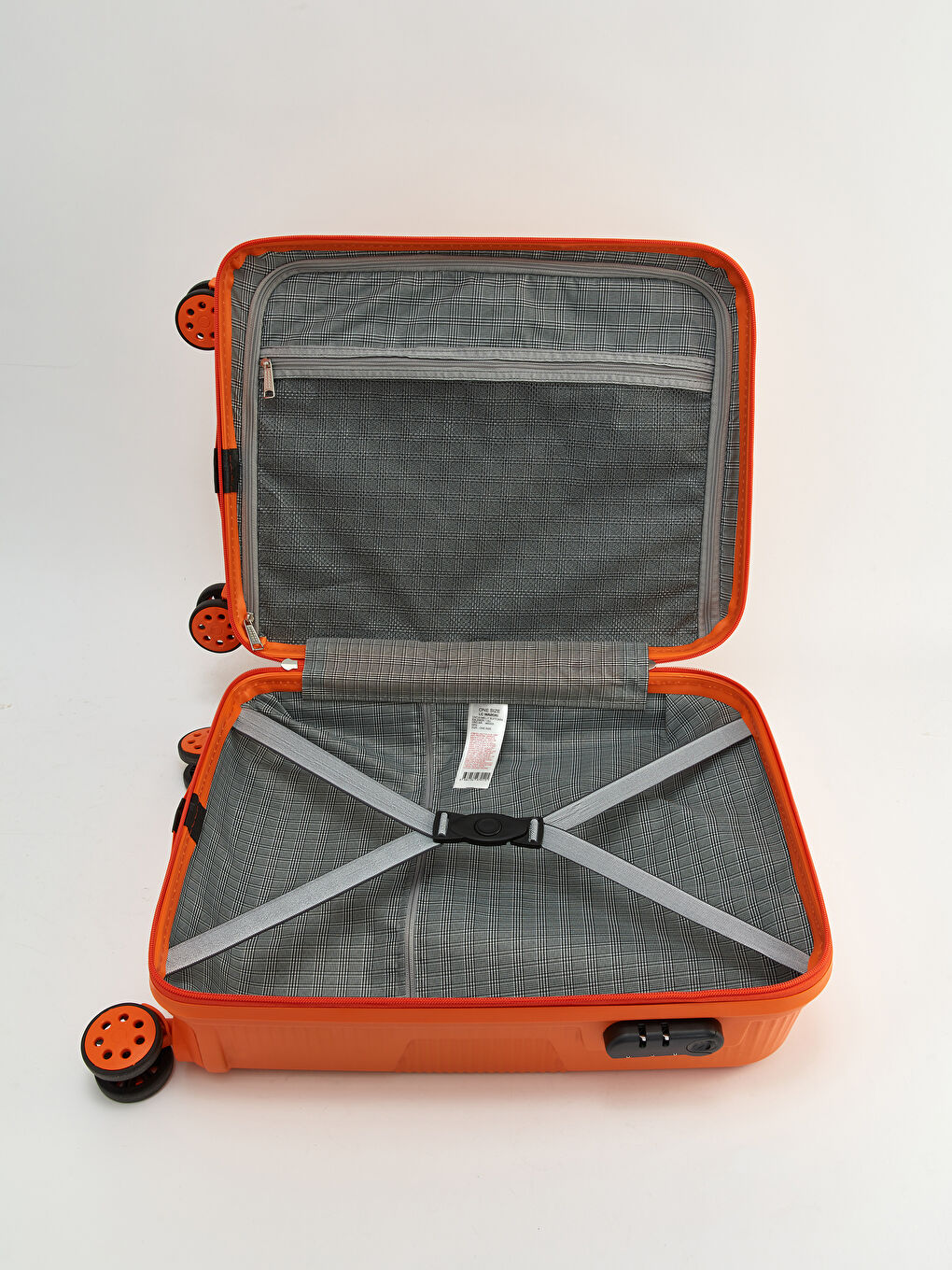 LCW ACCESSORIES Turuncu Kilit Detaylı Küçük Boy Valiz - 4
