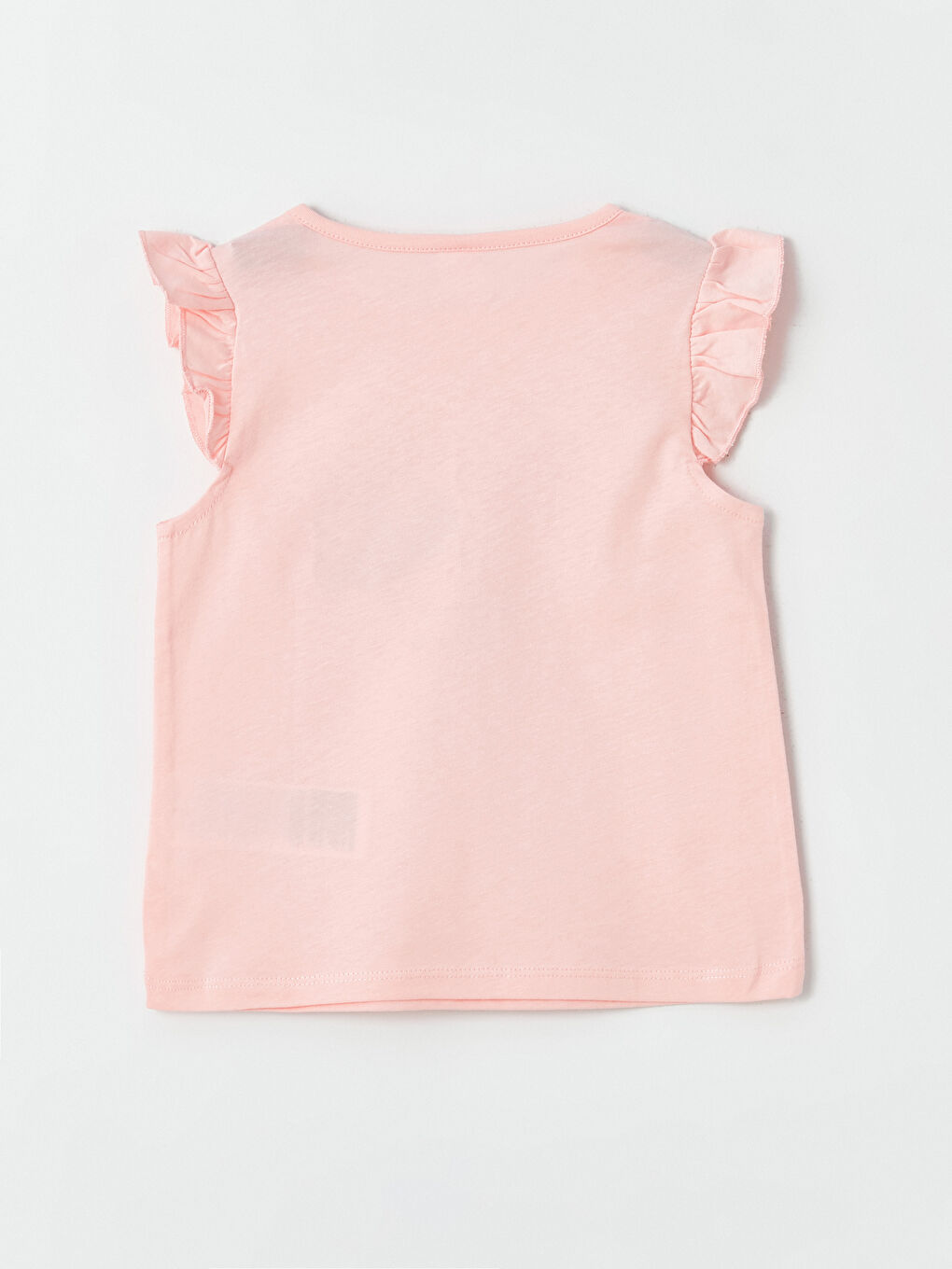 Pembe Bisiklet Yaka Kız Bebek Atlet 2'li-3