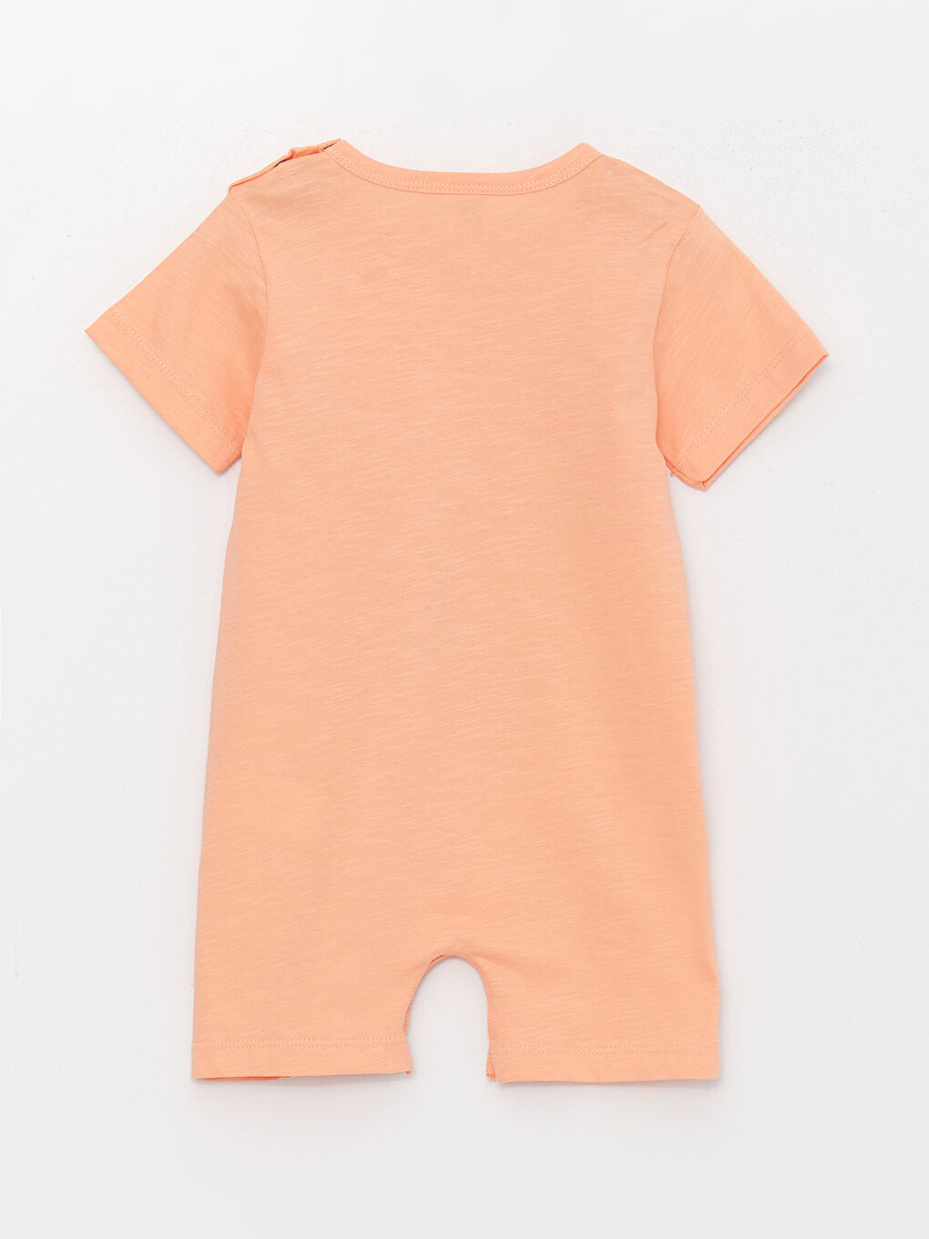 Kırmızı Bisiklet Yaka Desenli Kız Bebek Tulum-1