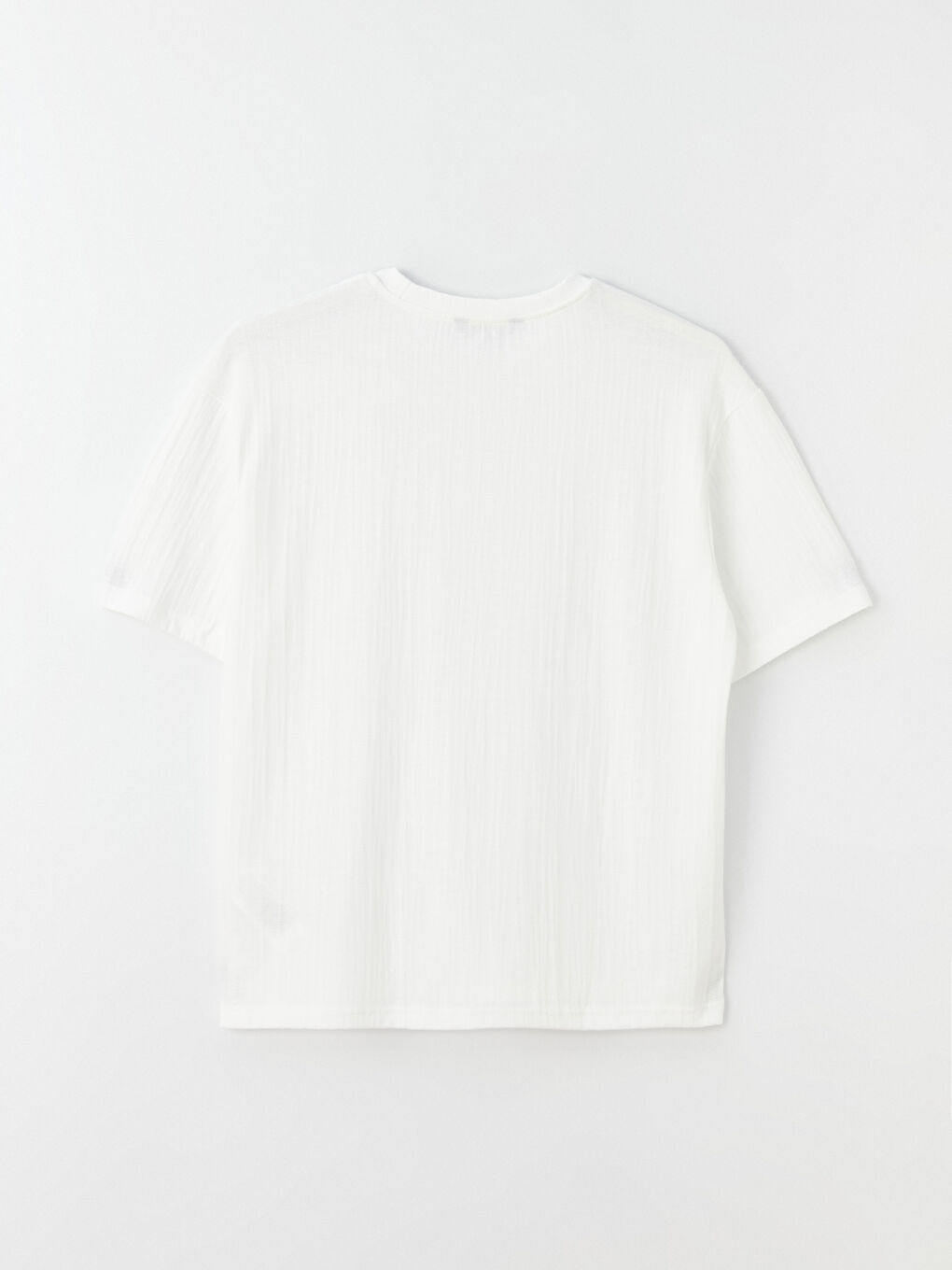 تيشيرت برقبة دائرية وكم قصير للرجال-6