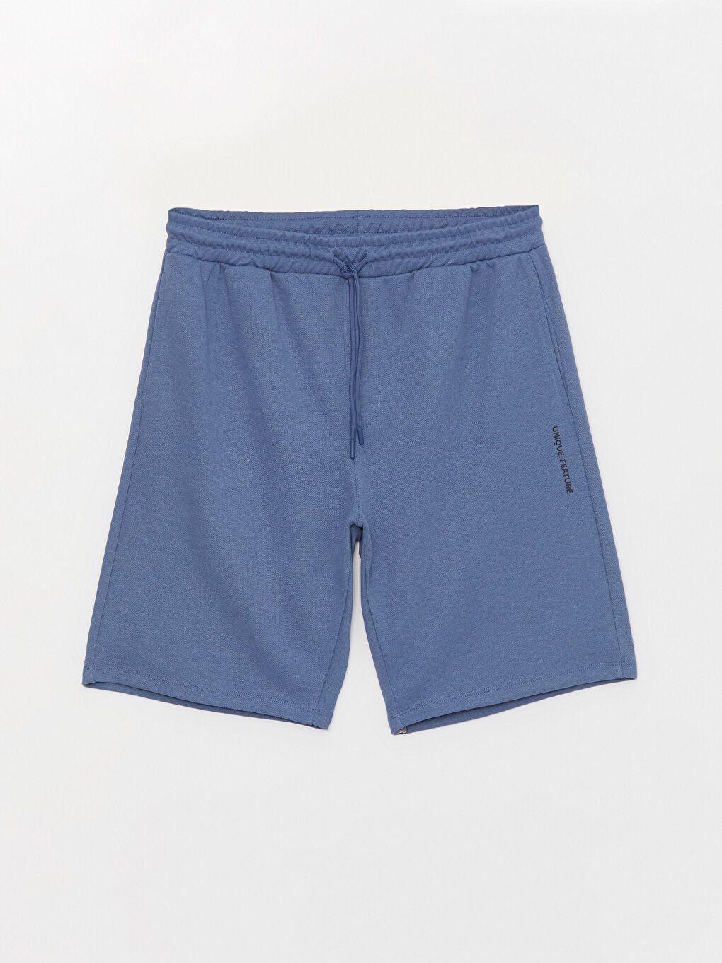 İndigo Slim Fit Beli Bağlama Detaylı Erkek Şort-4