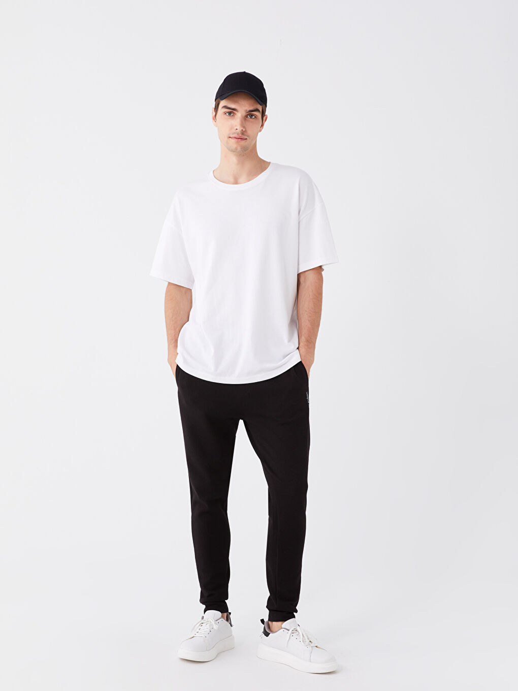 XSIDE Siyah Slim Fit Erkek Jogger Eşofman Altı - 1