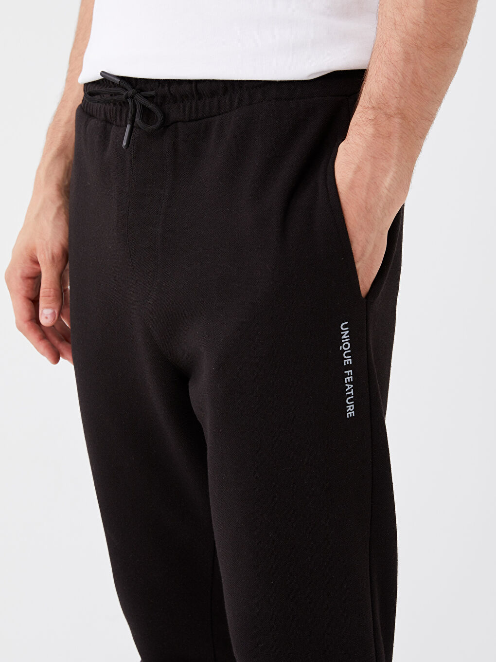XSIDE Siyah Slim Fit Erkek Jogger Eşofman Altı - 4