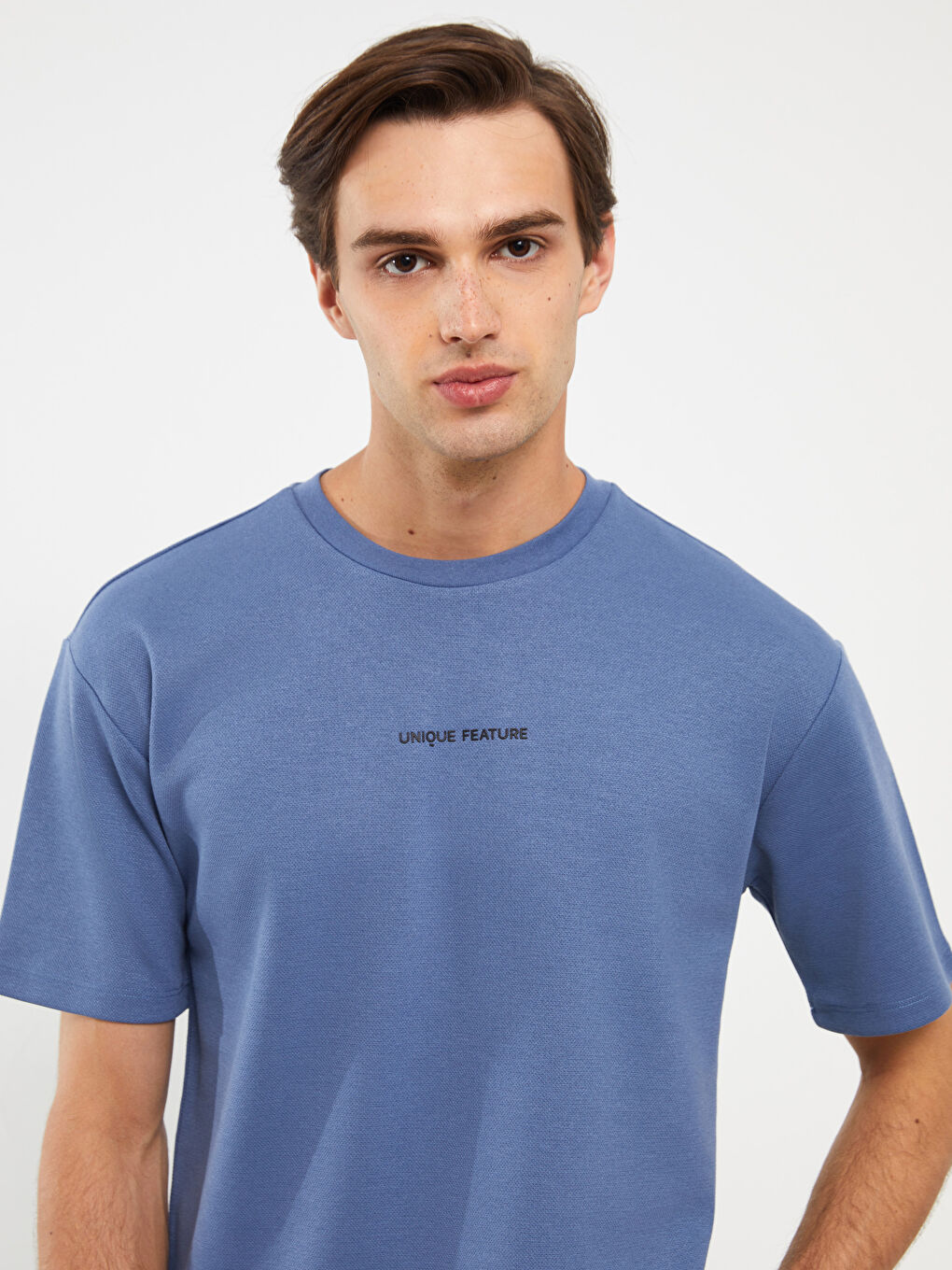 İndigo Bisiklet Yaka Kısa Kollu Baskılı Erkek Tişört-1