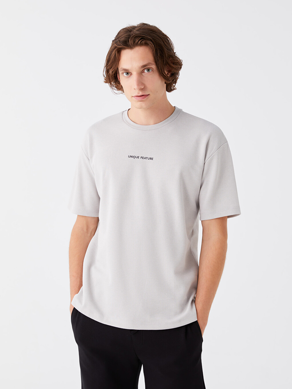 XSIDE Crew Neck Short Sleeve Printed Men's T-shirt - S3L304Z8-S8P