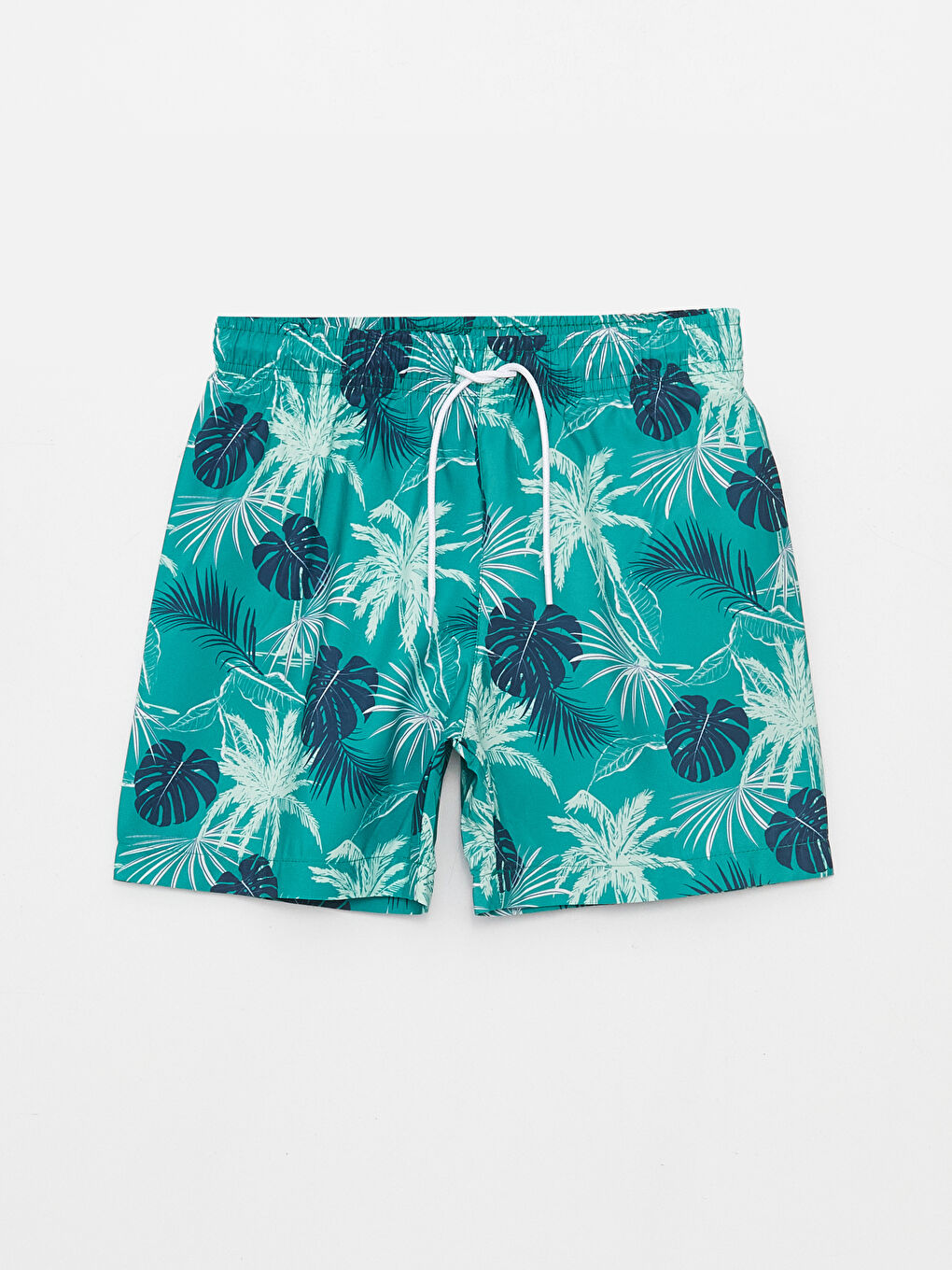 Bicycle Collar Nostalgic Monkey Printed Boy's Tank Top and Swim Shorts -S3L315Z4-LRR