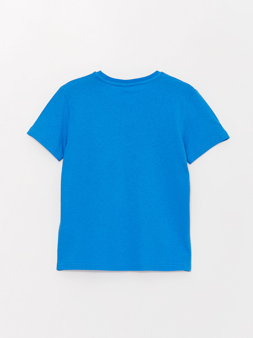 Mavi Bisiklet Yaka Baskılı Kısa Kollu Erkek Çocuk Tişört-2