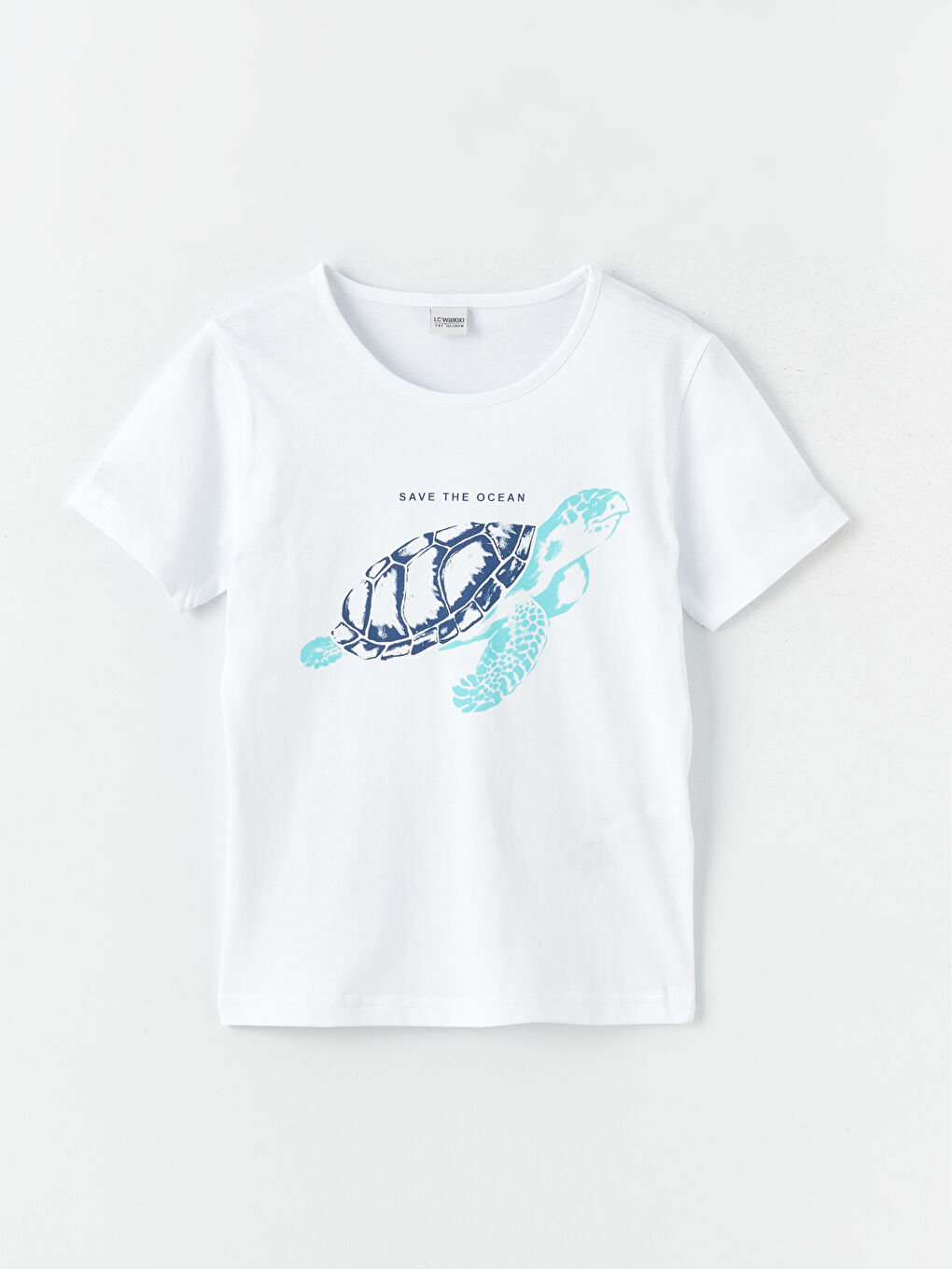 Bicycle Collar Printed Boy's T-Shirt and Swim Shorts -S3L394Z4-LSJ
