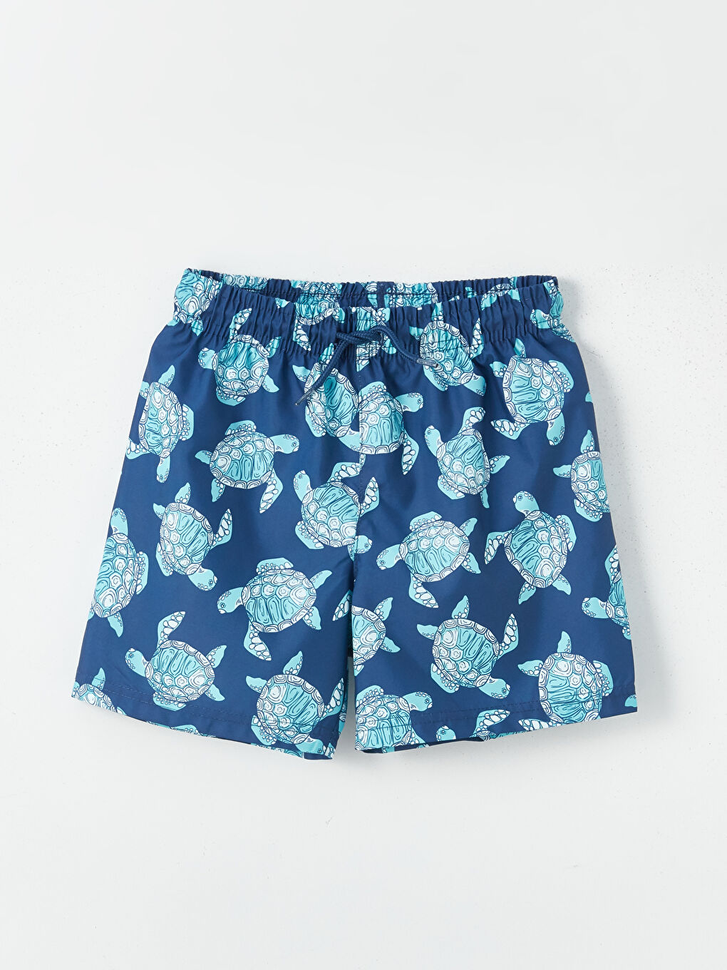 Bicycle Collar Printed Boy's T-Shirt and Swim Shorts -S3L394Z4-LSJ