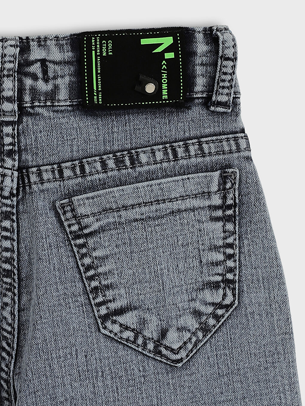 Embroidered Boys' Denim Shorts-2