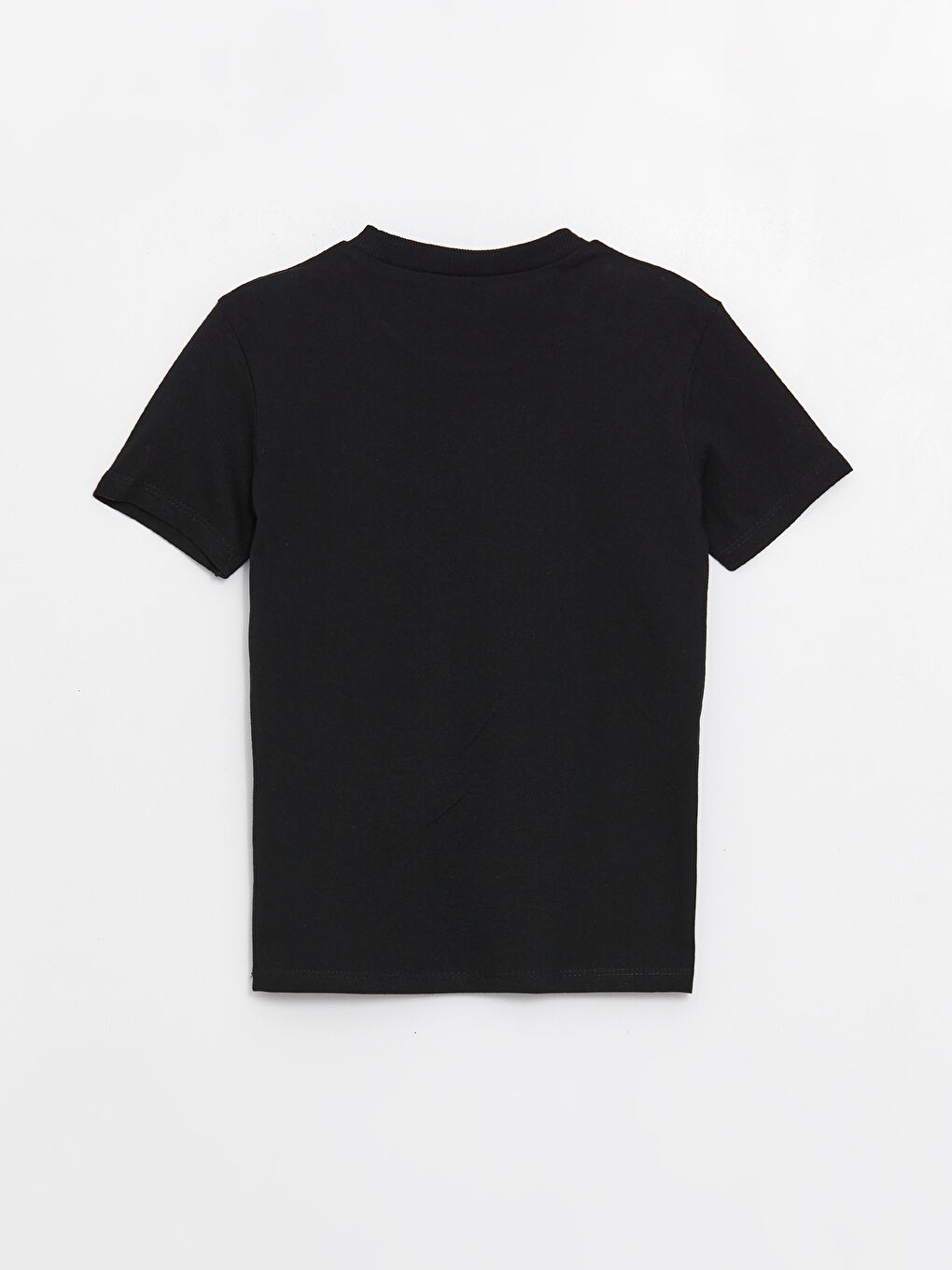 Crew Neck Printed Short Sleeve Boys' T-Shirt-1