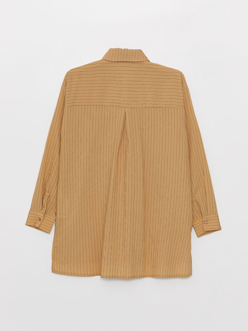 Plain Long Sleeve Oversize Women's Shirt Tunic-6