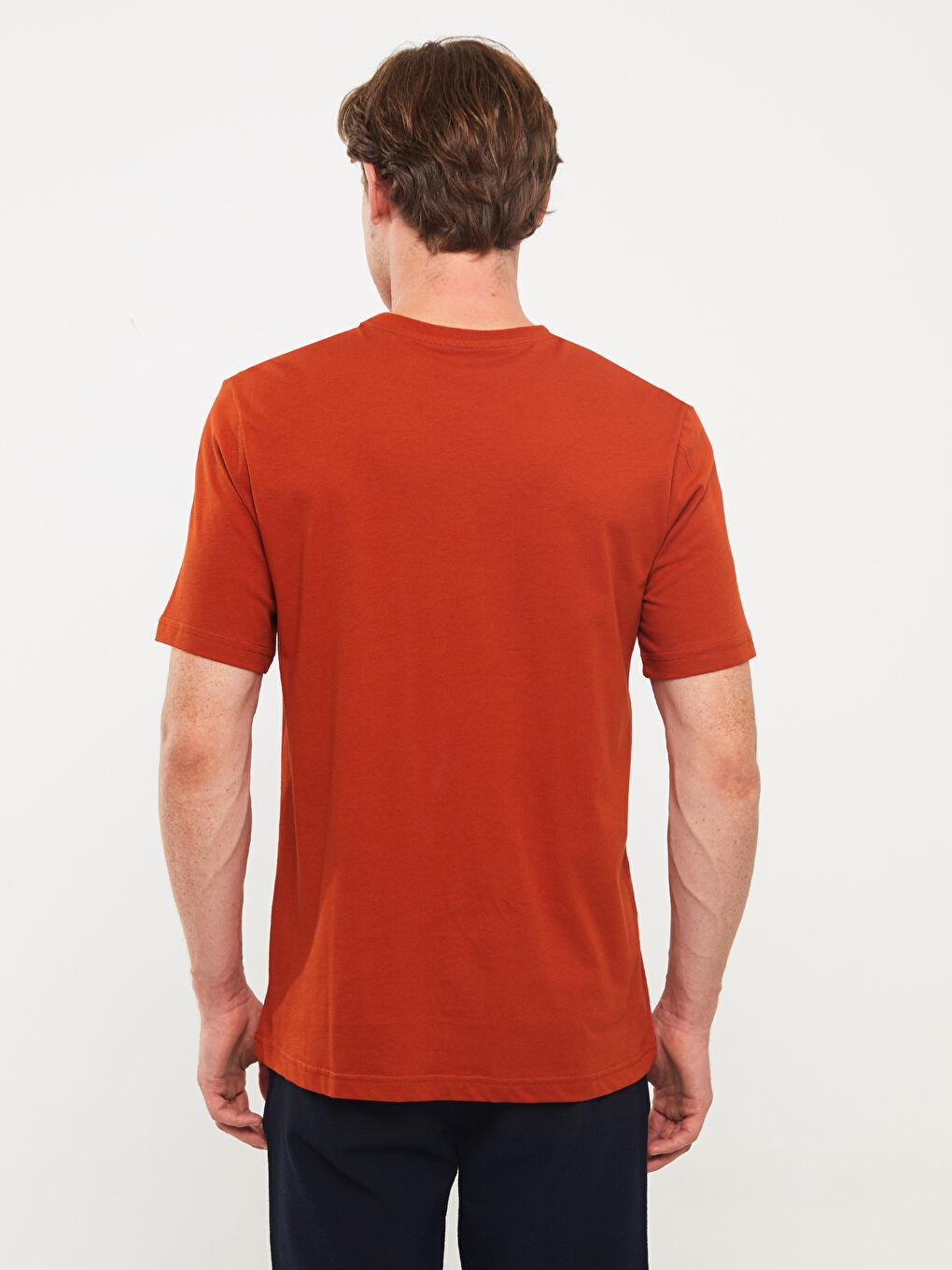 T-shirt à Manches Courtes Imprimé pour Hommes avec Col Rond-4