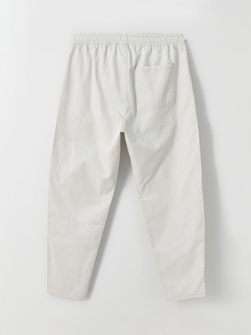 Gri Rahat Kalıp Gabardin Erkek Pantolon-6