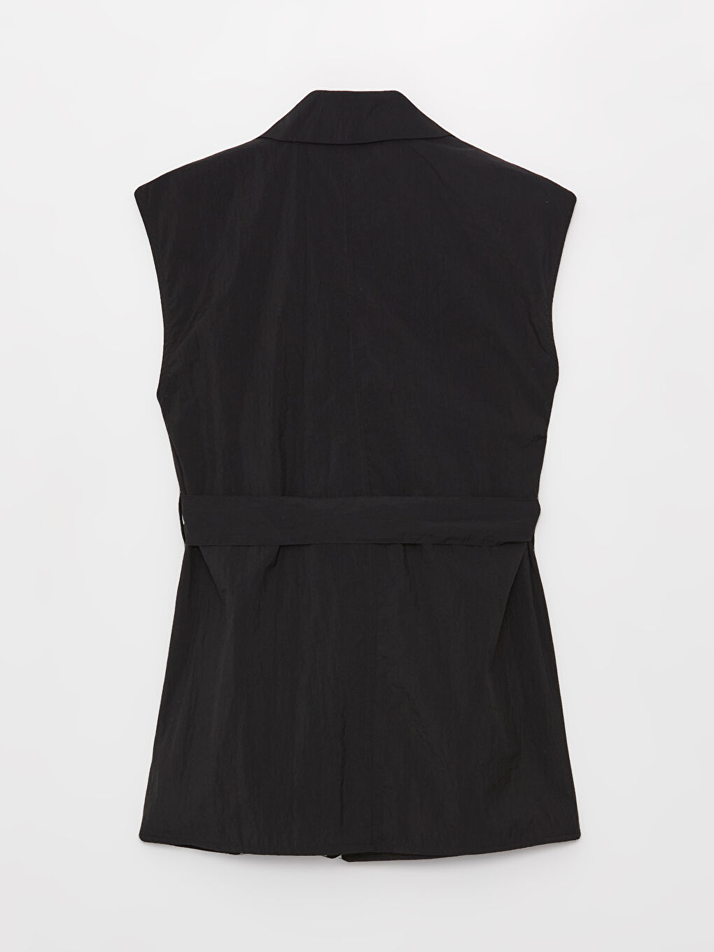 Women's Jacket Neck Plain Classic Waistcoat-6