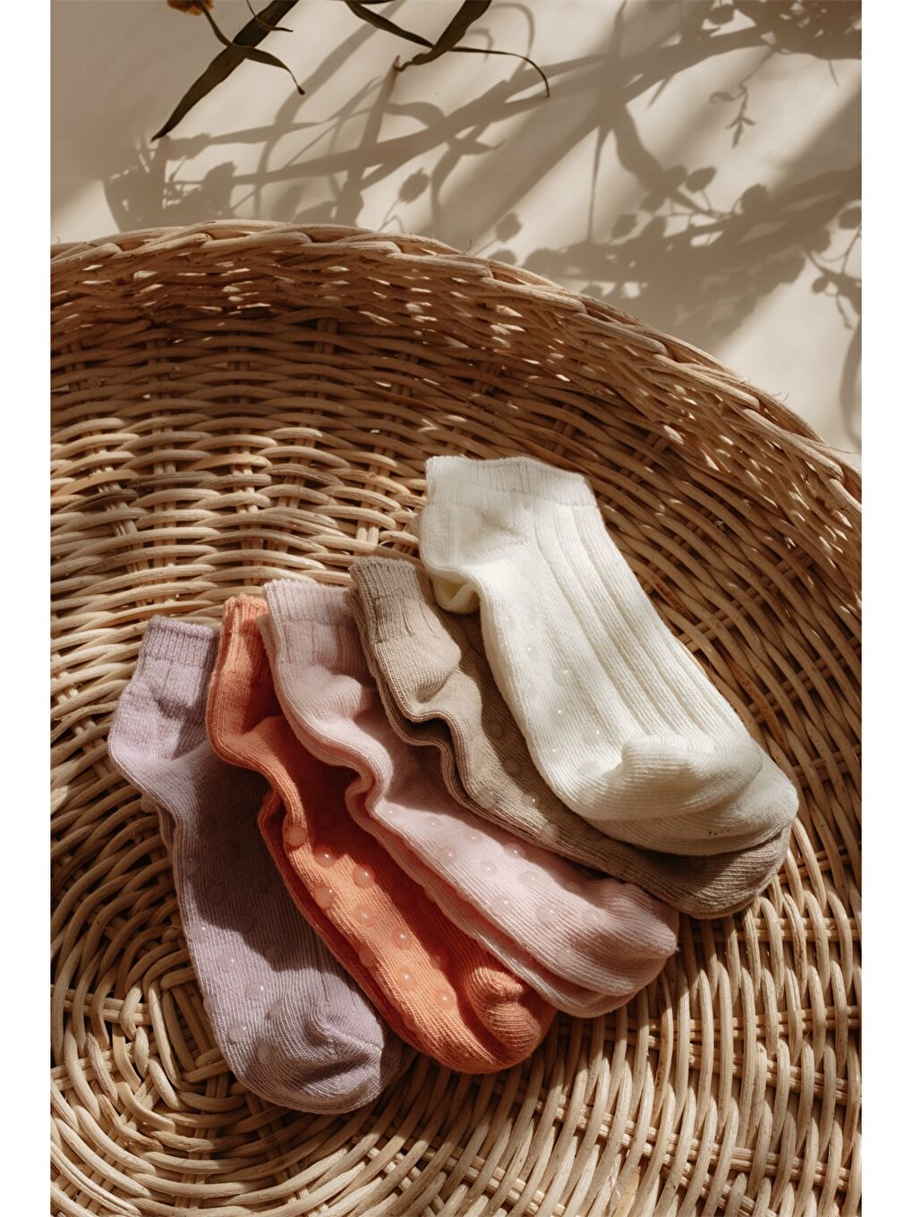 Karışık Kız Bebek Soket Çorap 5'li-6