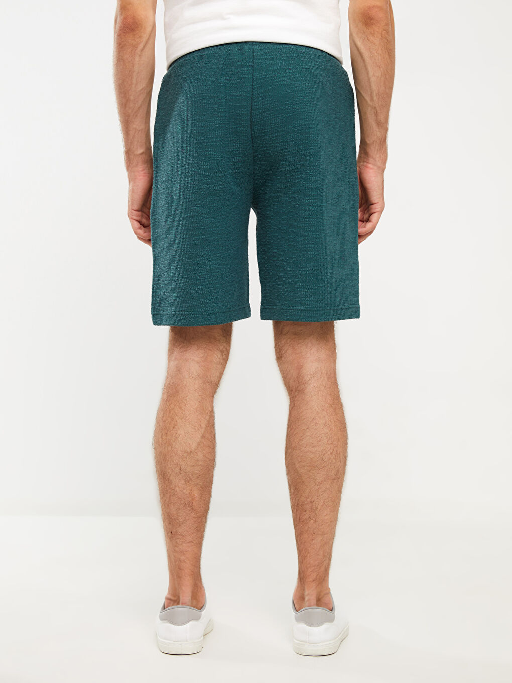 Slim Fit Binding Detail Men's Shorts -S3L621Z8-J1W