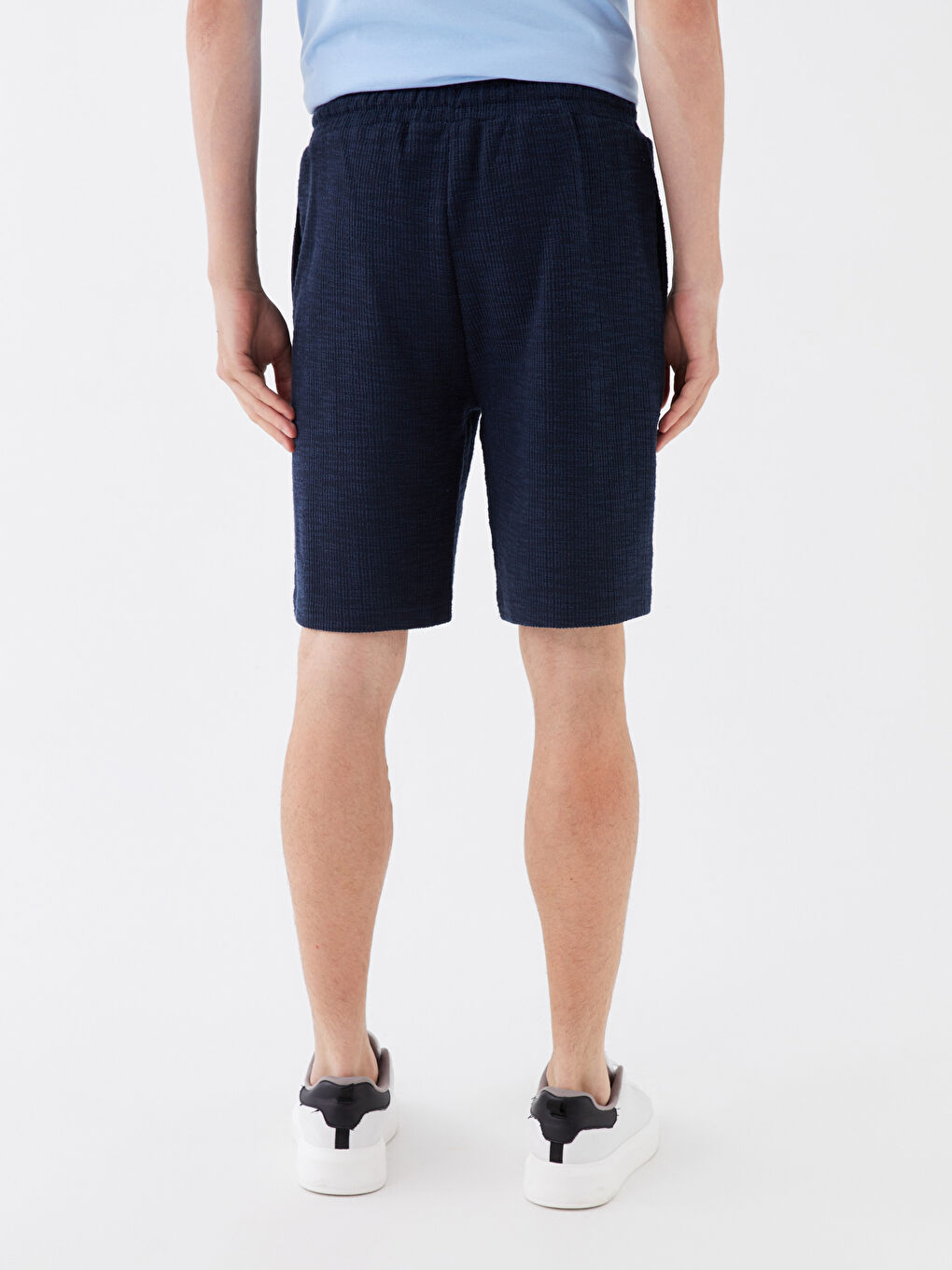 Slim Fit Binding Detail Men's Shorts -S3L621Z8-J2Y