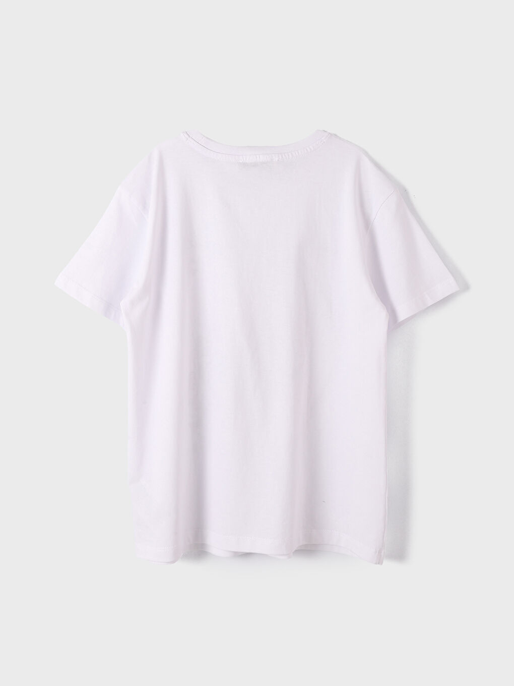 Crew Neck Printed Short Sleeve Women's T-Shirt-3