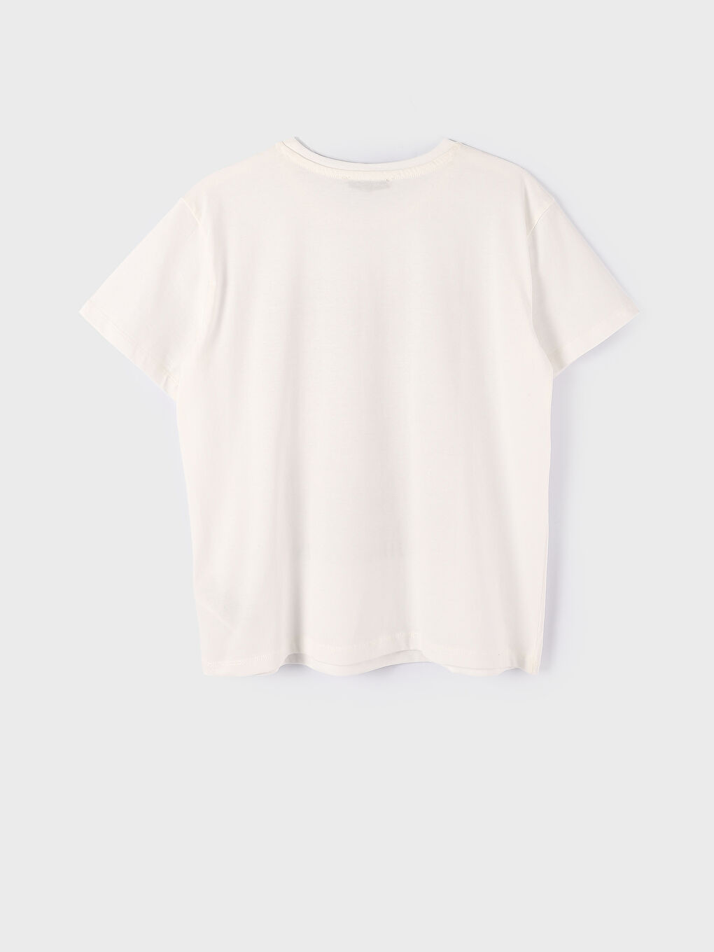 Crew Neck Printed Short Sleeve Women's T-Shirt-1