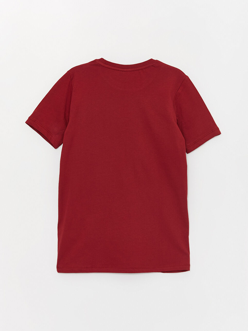 Kırmızı Bisiklet Yaka Baskılı Kısa Kollu Erkek Çocuk Tişört-2