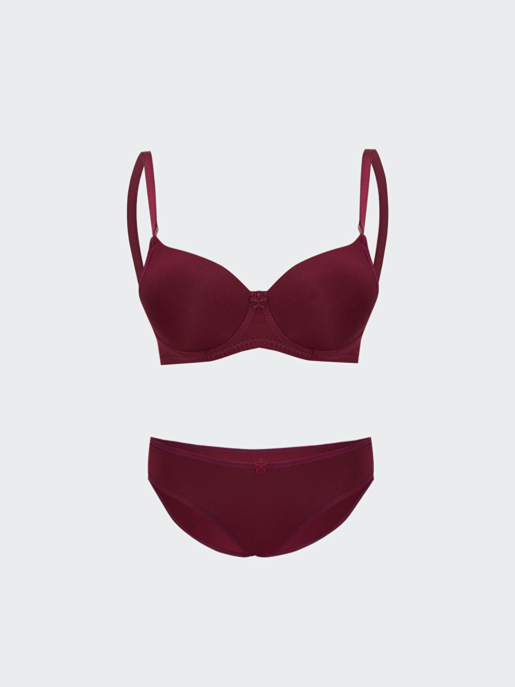 Mürdüm Mikro Fiber Kadın İç Çamaşır Takım