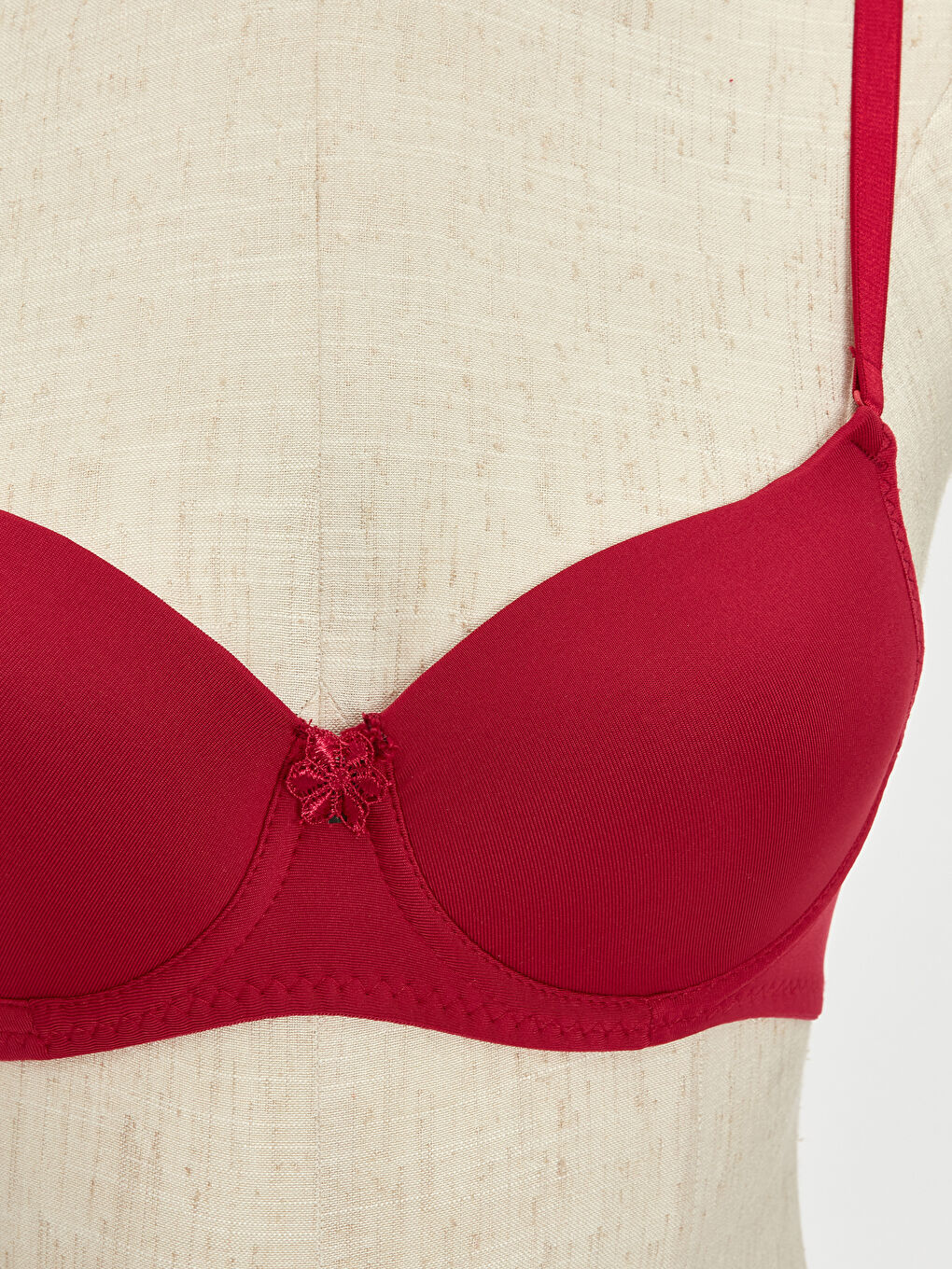 Bordo Mikro Fiber Kadın İç Çamaşır Takım-2