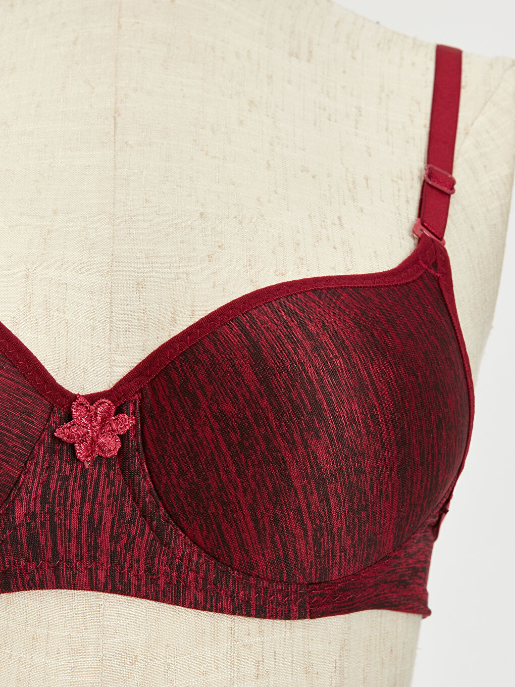 Bordo Mikro Fiber Sütyen Takım-2