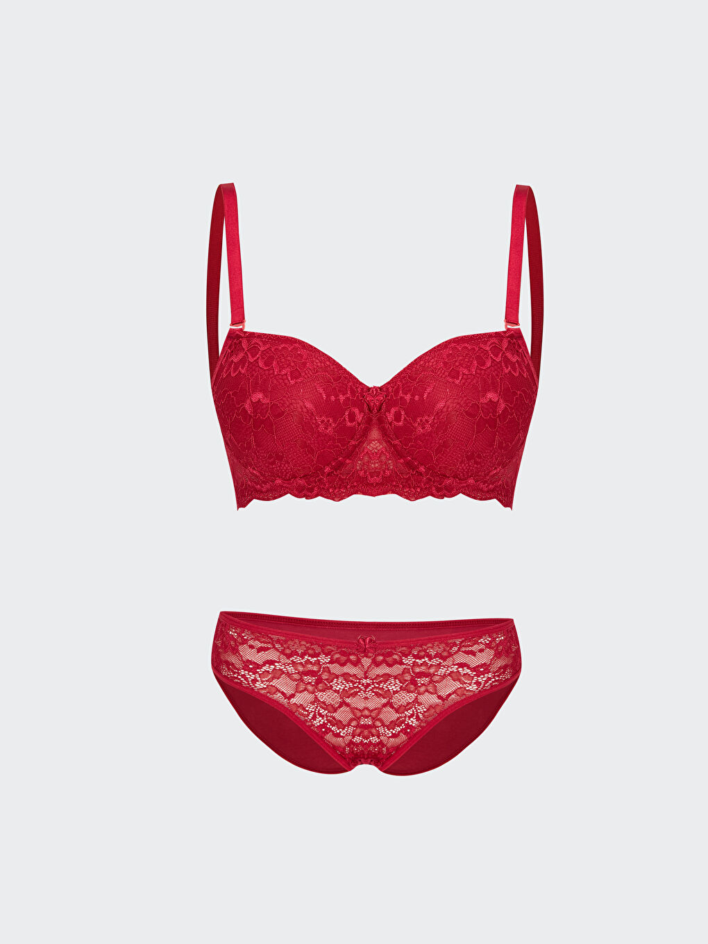 Mürdüm Dantelli İç Çamaşır Takım