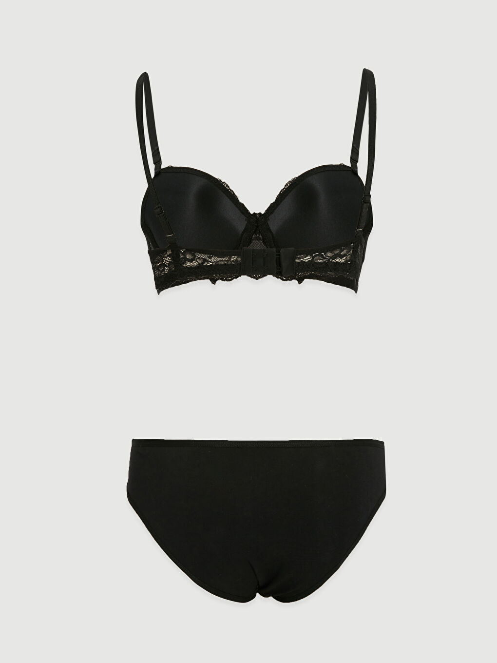 Siyah Dantelli İç Çamaşır Takım-1