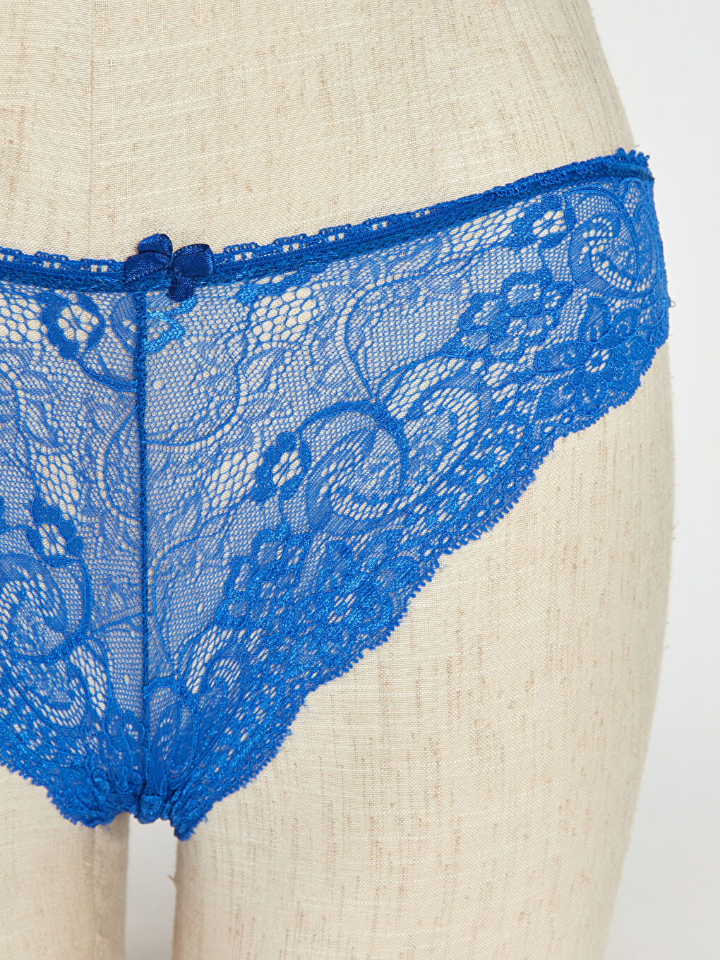 Mavi Dantelli Sütyen Takım-3