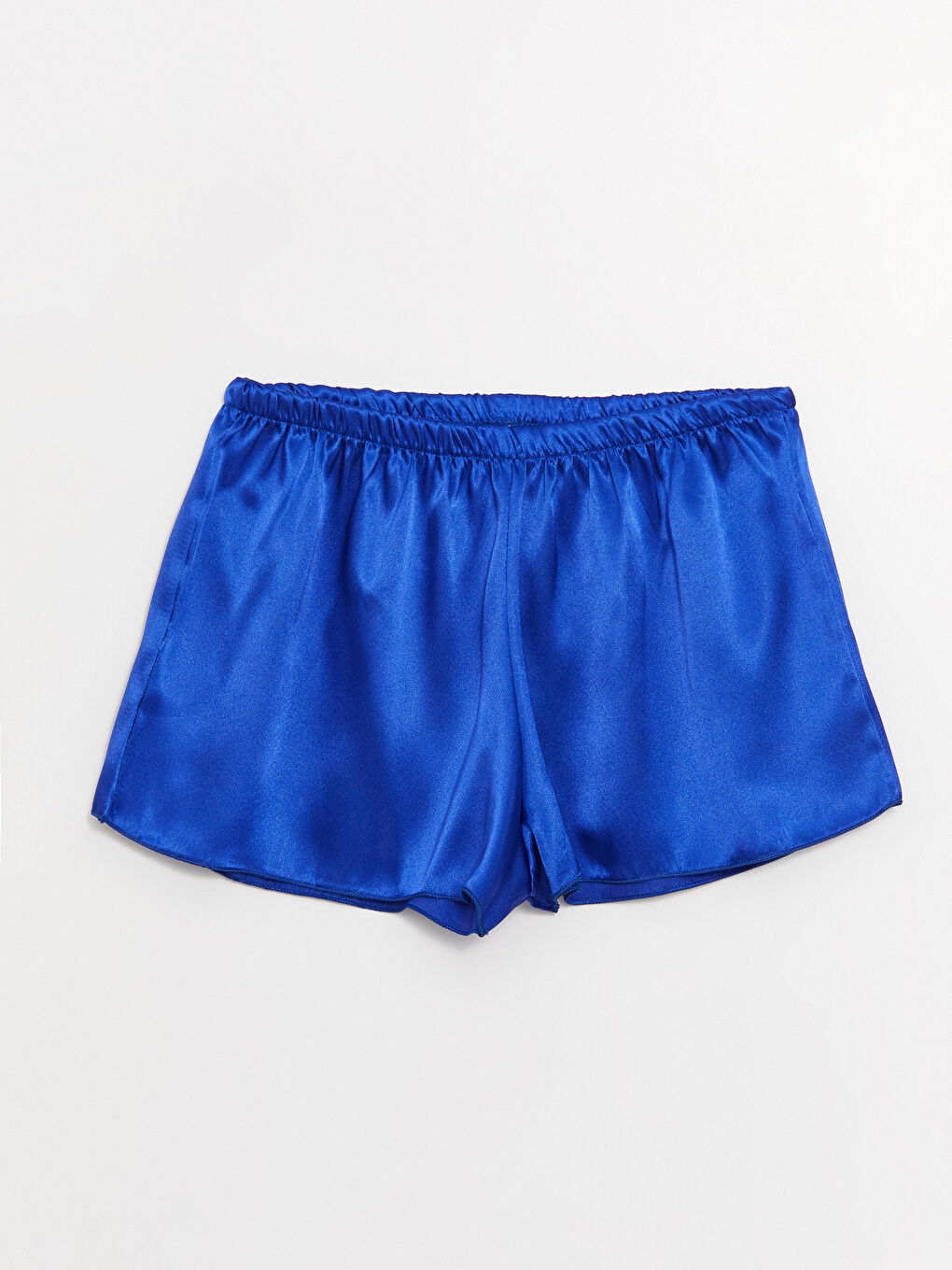 Mavi Askılı Saten Kadın Pijama Takımı-3