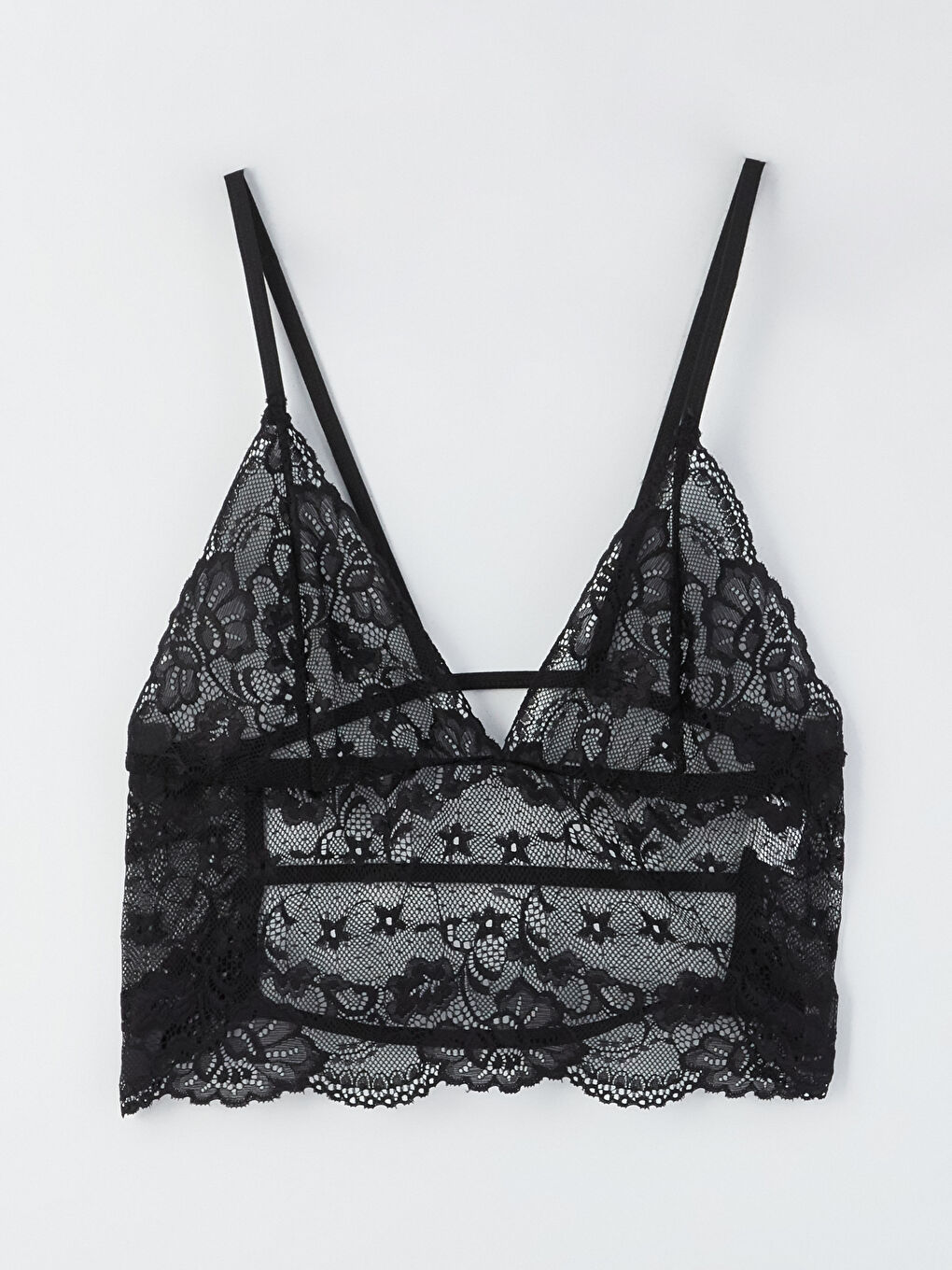 Siyah Askılı Saten Kadın Pijama Takımı-1