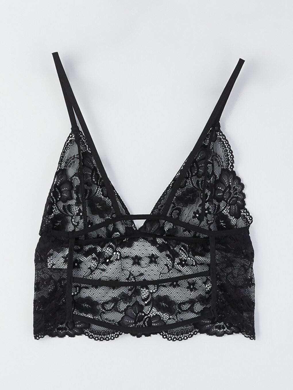 Siyah Askılı Saten Kadın Pijama Takımı-2