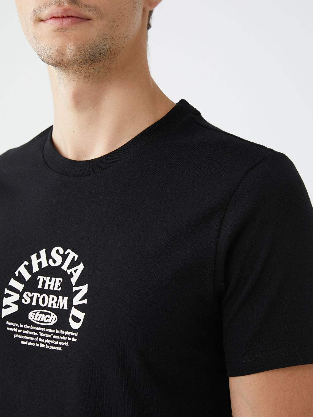 Crew Neck Short Sleeve Printed Men's T-shirt -S3L867Z8-CVL