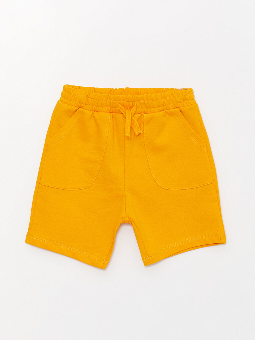 Ekru Bisiklet Yaka Kısa Kollu Baskılı Erkek Bebek Tişört ve Şort 2'li Takım-3