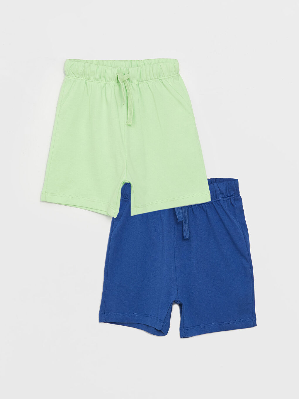 Elasticated Waist Basic Baby Boys' Shorts 2 Pack
