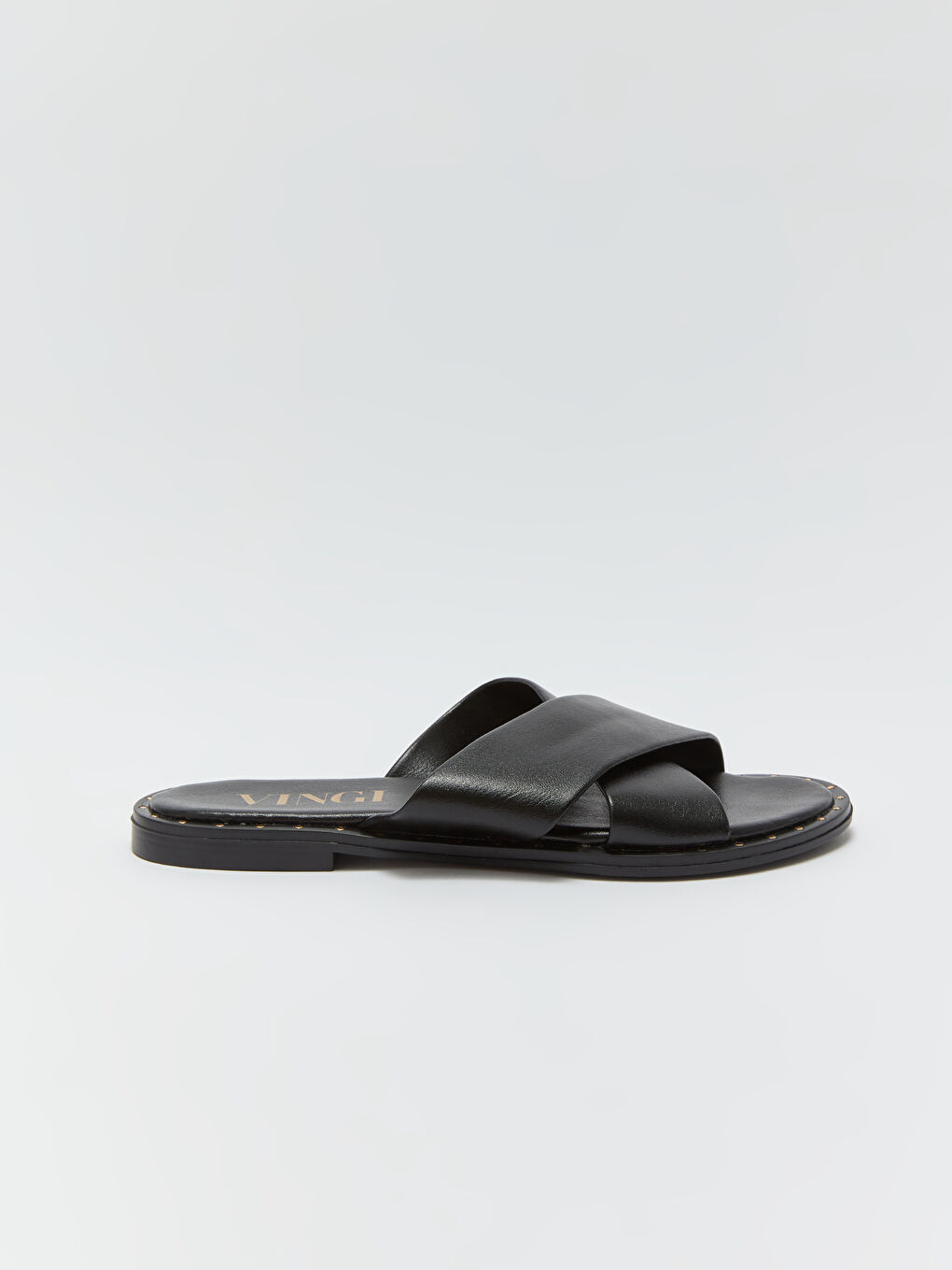 Siyah Çapraz Bantlı Kadın Ev Terliği-1