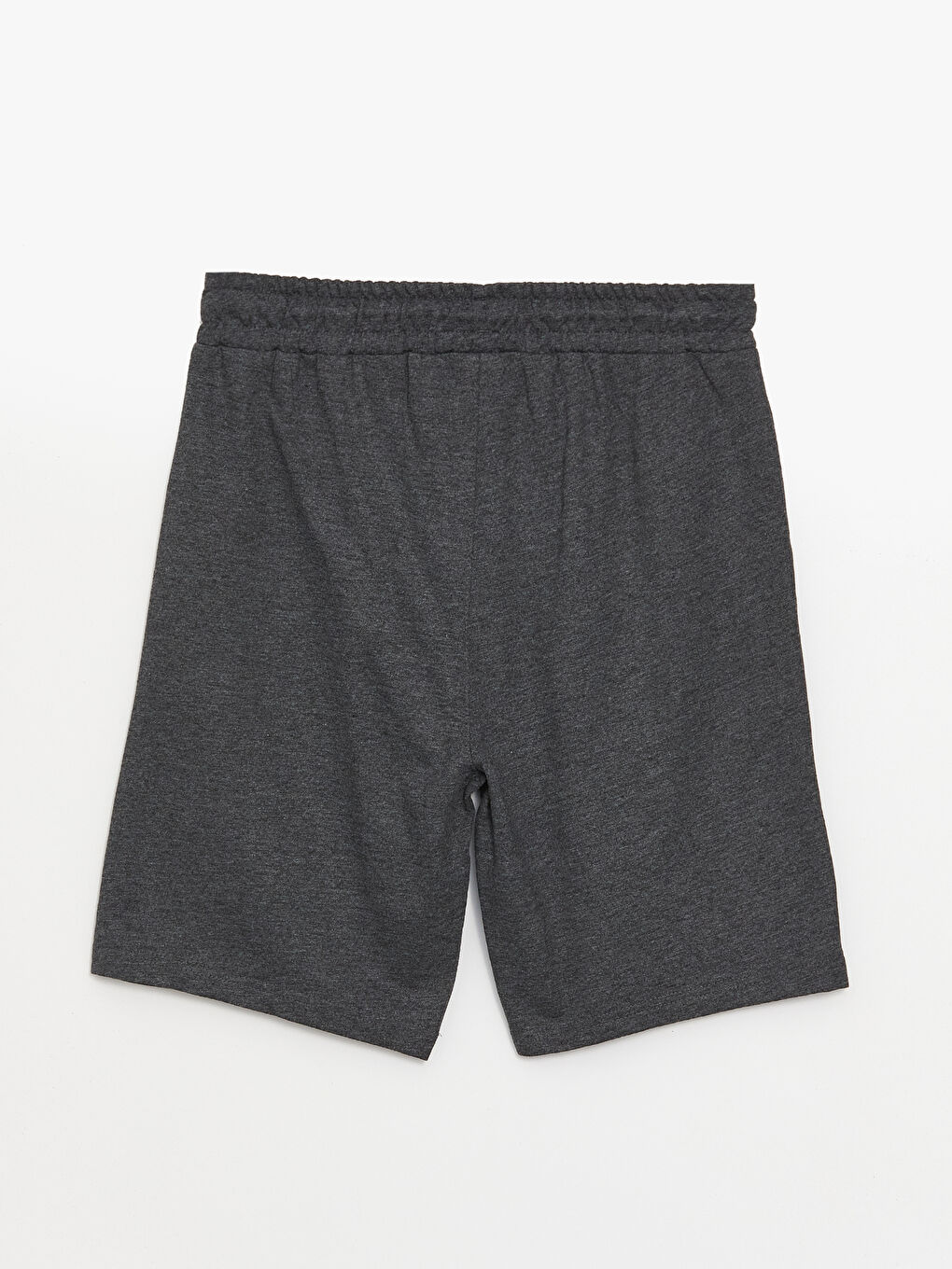 Antrasit Slim Fit Beli Lastikli Erkek Şort-5
