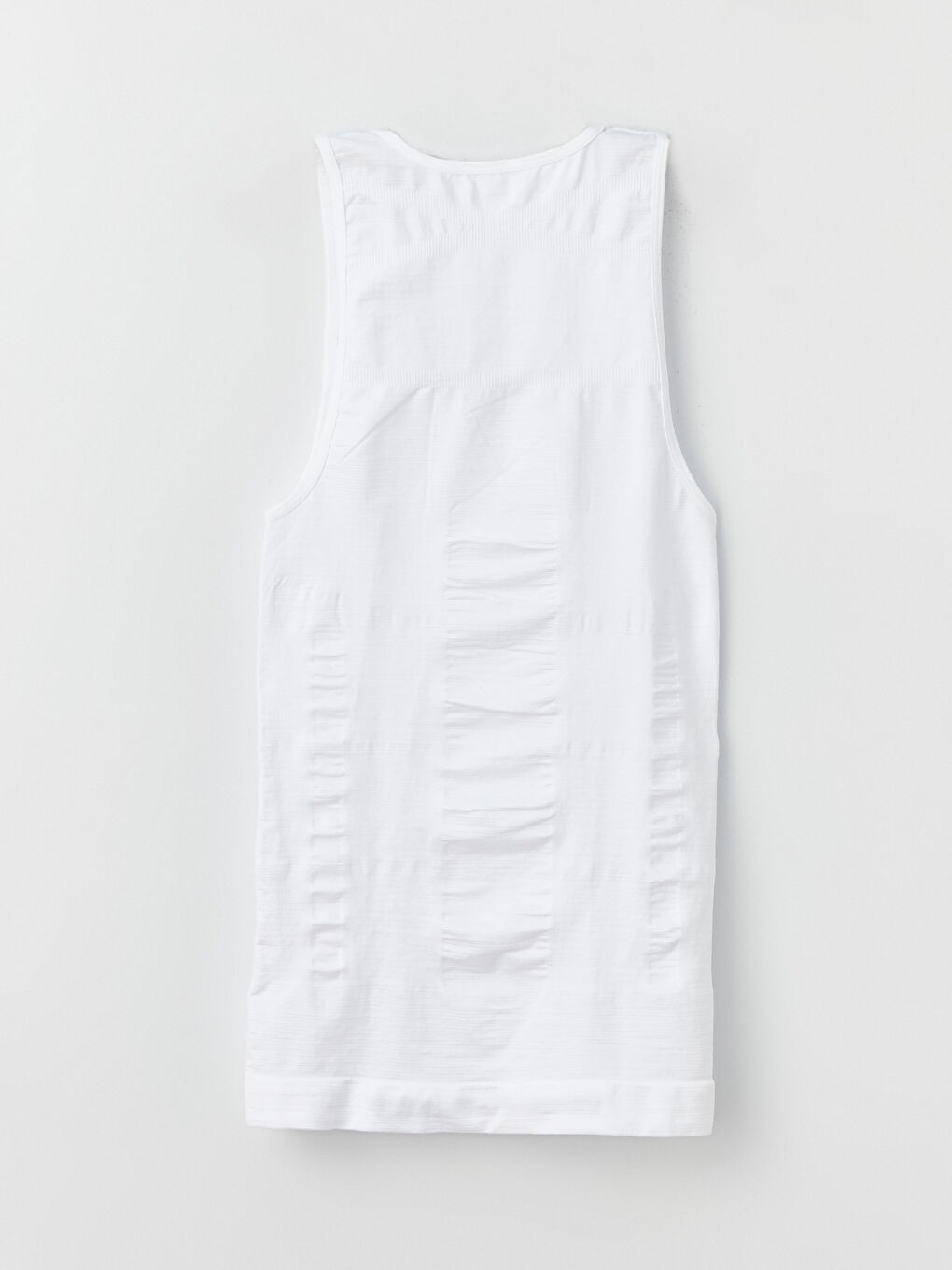 Beyaz U Yaka Basic Erkek Korse Atlet-1