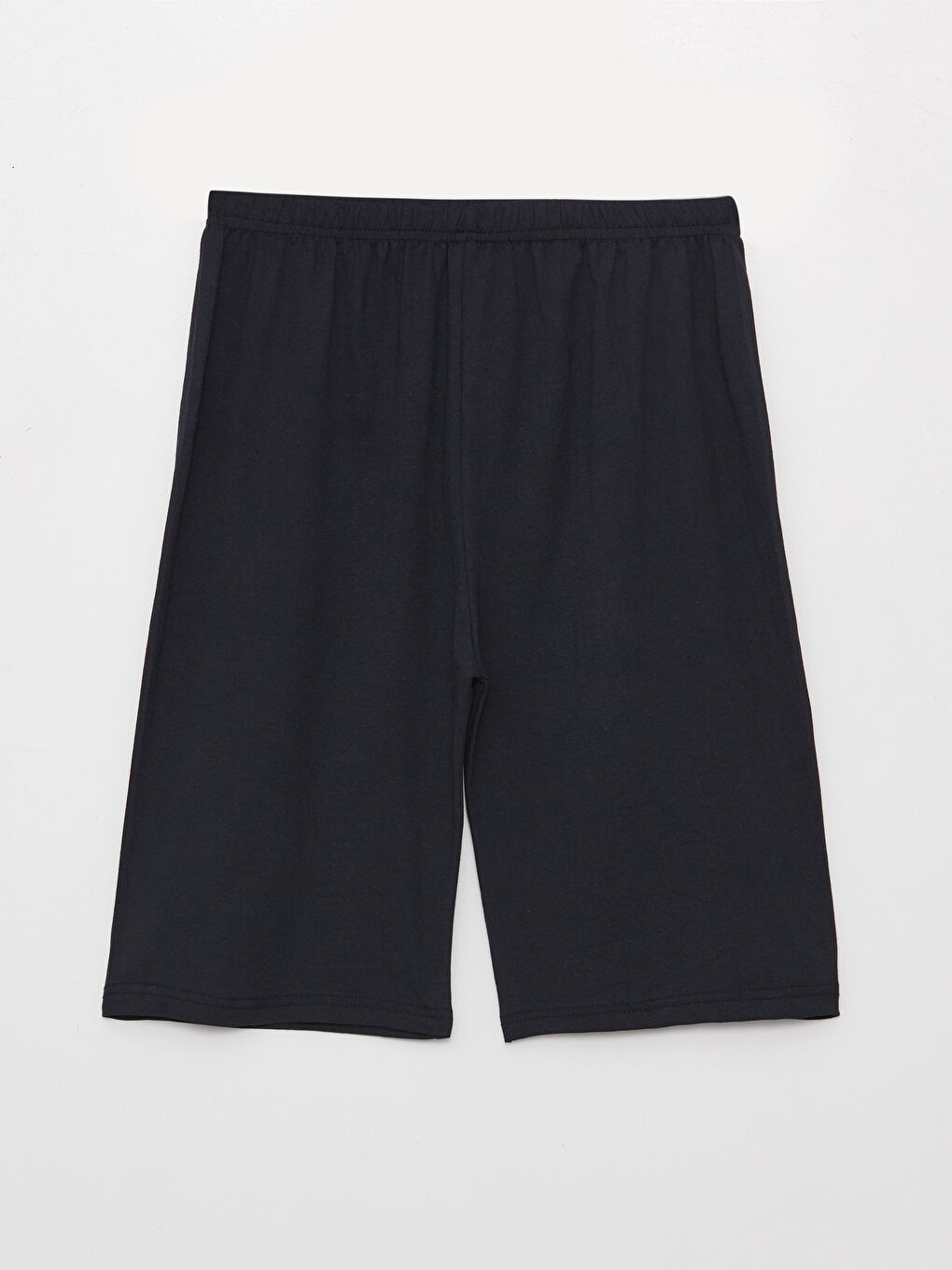 Bordo Dar Kalıp Erkek Şortlu Pijama Takımı-4